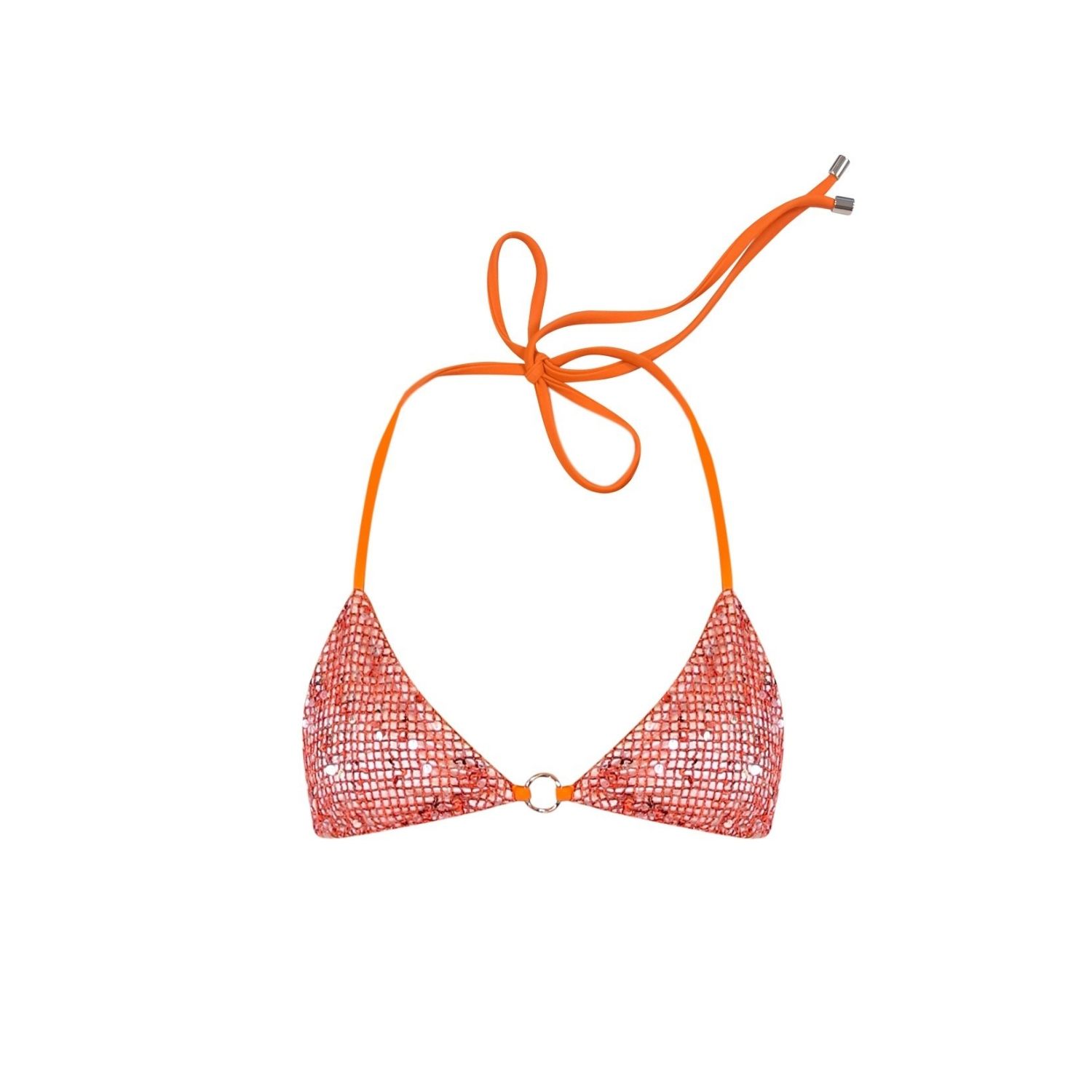 Belletage Swimwear Women's Orange The Golden Hour Bikini Top In Orange