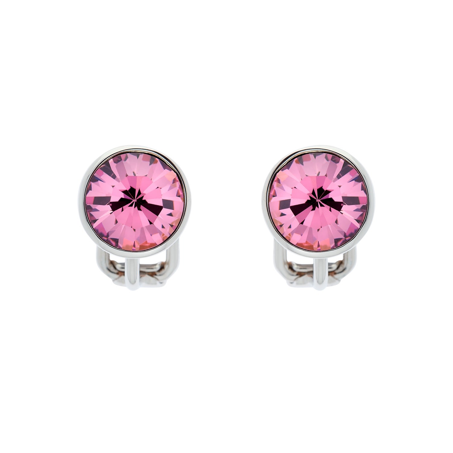 Women’s Pink / Purple Amethyst Crystal Stud Clip Earrings Emma Holland Jewellery