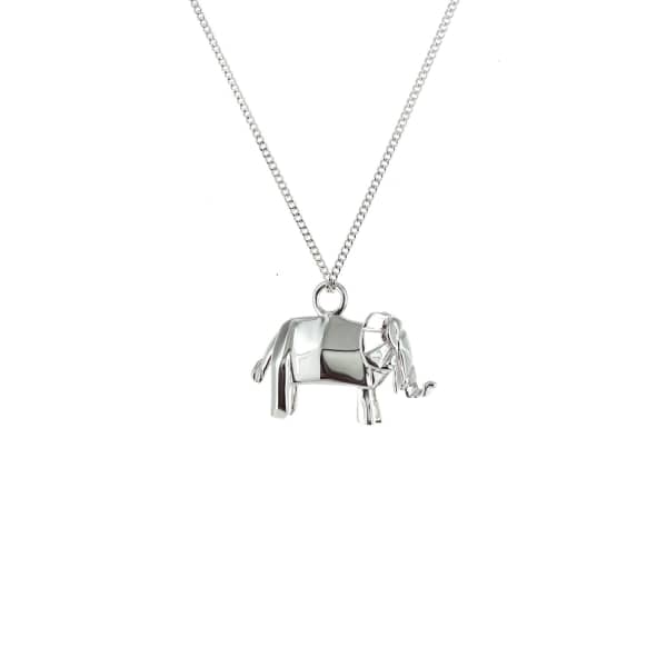 Gucci Mini Elephant Necklace Silver