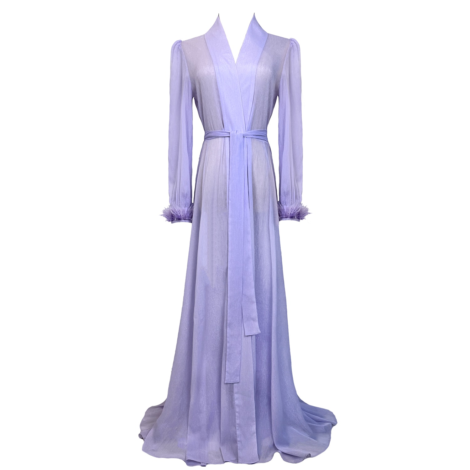 Ak Royalty Resortwear Women's Purple Reina Sparkling Lilac Beach Gown In Purple
