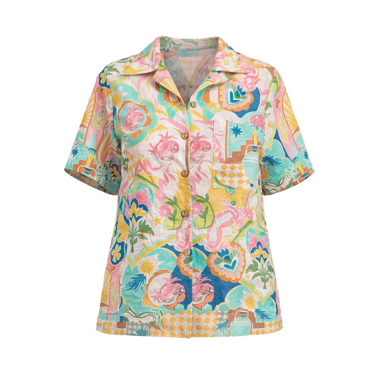 Women&rsquo;s Morocco - Linen Shirt | Xxs | Mavlo