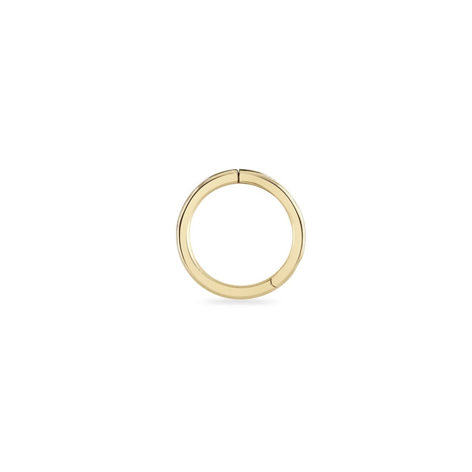 Zohreh Women's Mini Seamless Hoop Earring 14k Gold In Gold