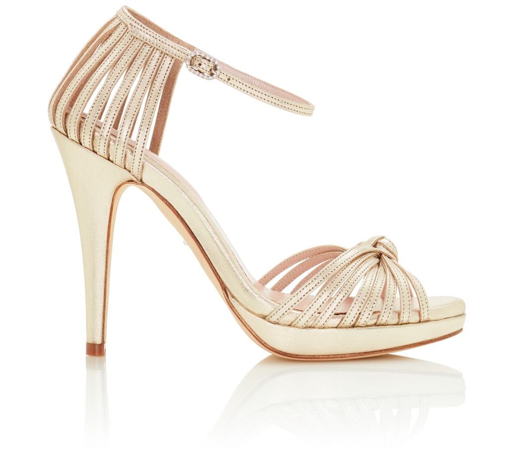 Women’s Molly Gold Platform 7 Uk Emmy London