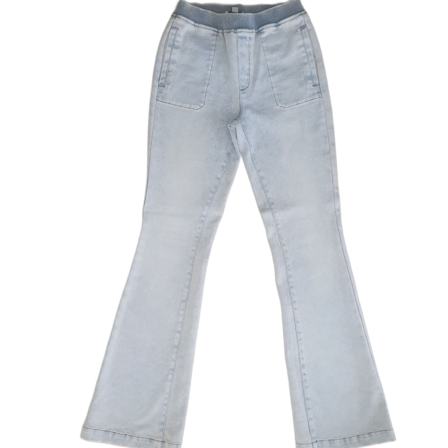 Circular Path Blue Calista Terry Pull On Jean - Tall
