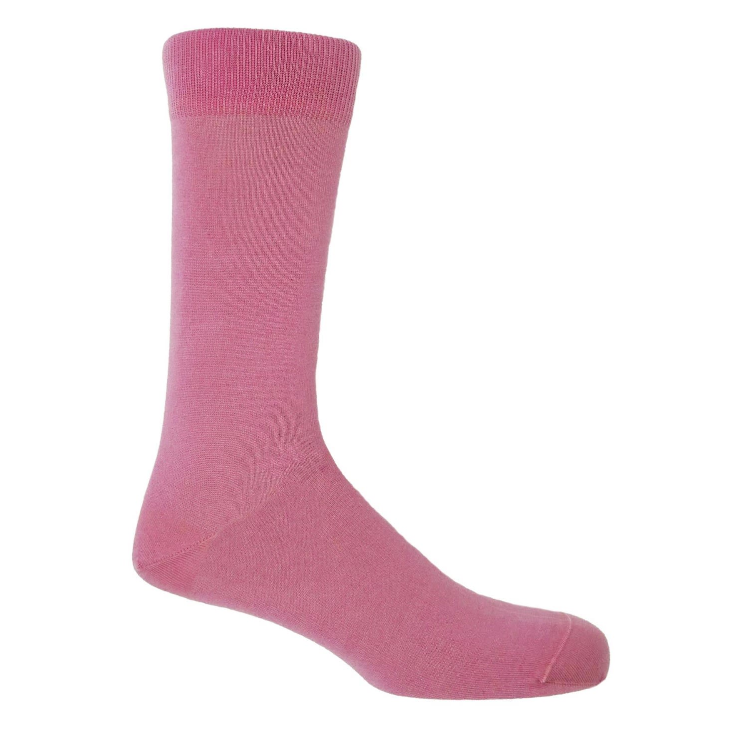 Peper Harow - Made In England Pink / Purple Pink Classic Men's Socks