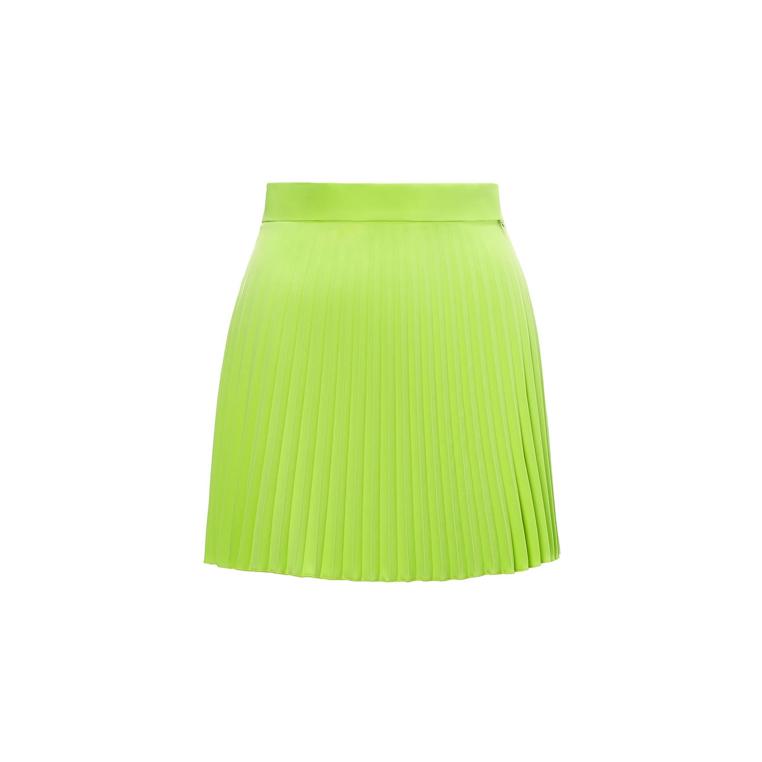 Nissa Women's Pleated Mini Skirt Green