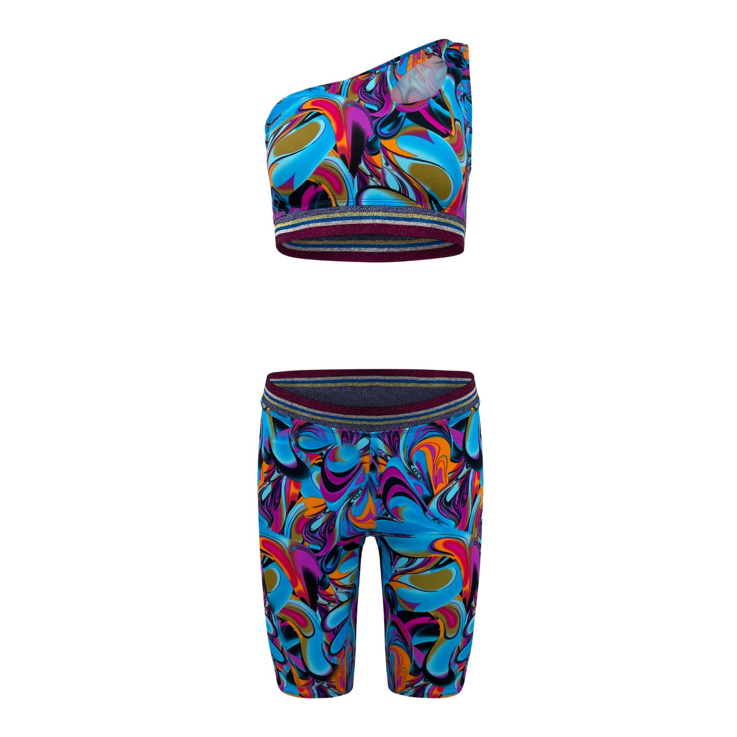 Women&rsquo;s Senna Two-Piece Workout Shorts Set | Medium | Maui X Lolita