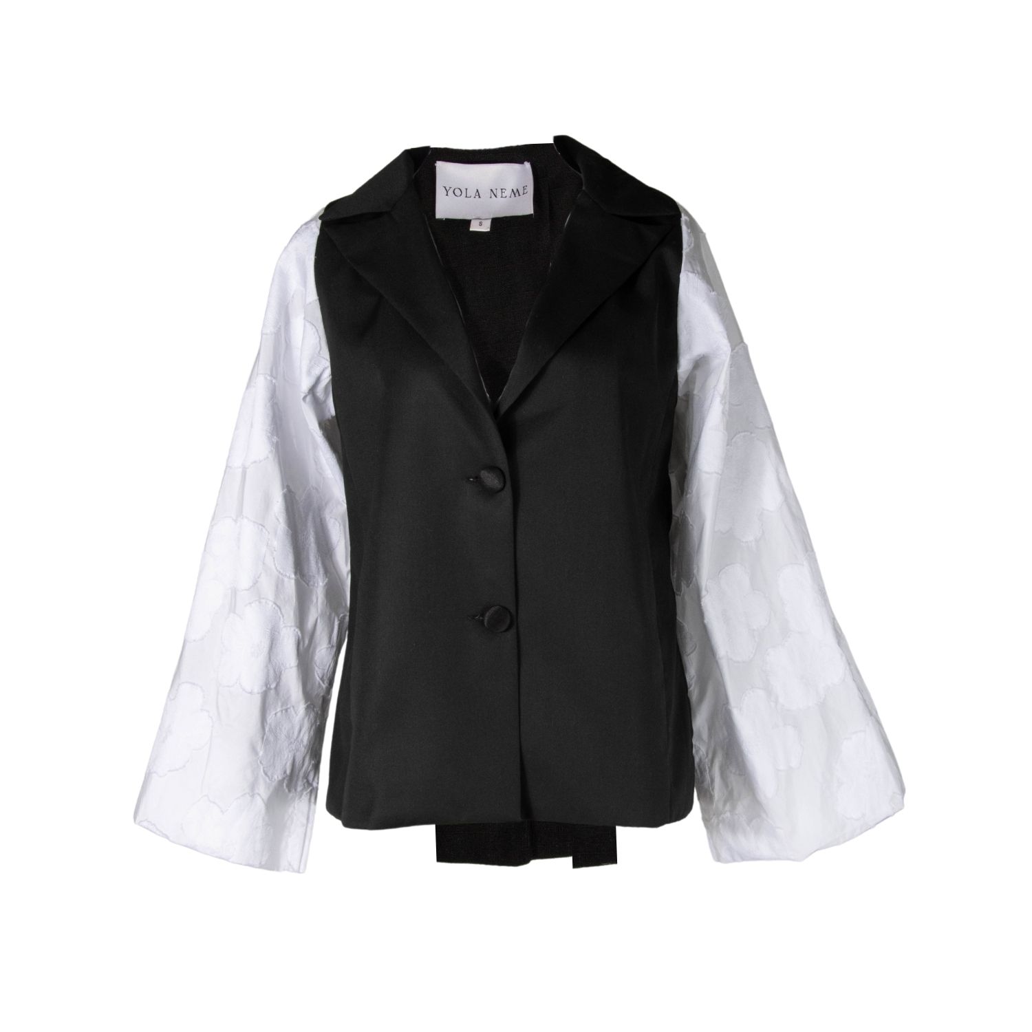 Yola Neme Women's Black / White Cosmos Top In Black/white