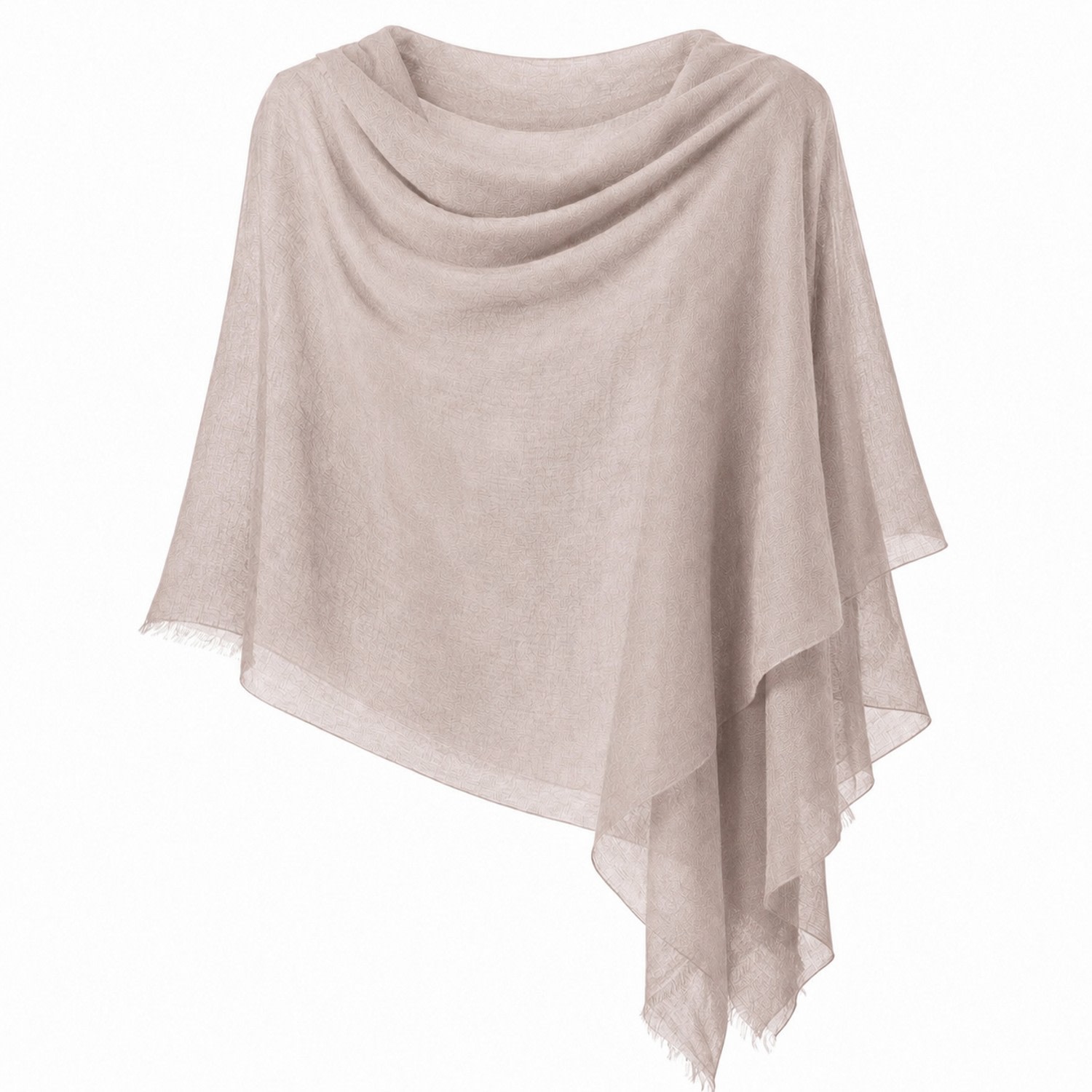 Women's Neutrals Ultralight Cashmere Shawl In Beige | One Size | Fiora Muse
