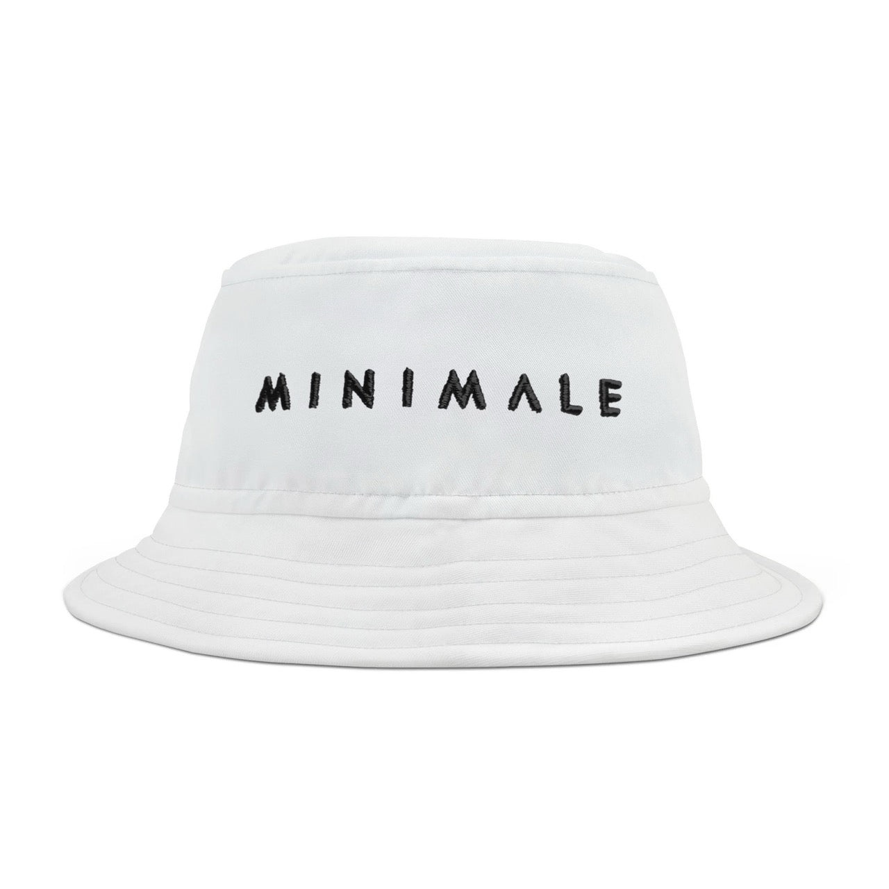 Minimale Animale Women's Hide & Seek Bucket Hat - White With Black Logo