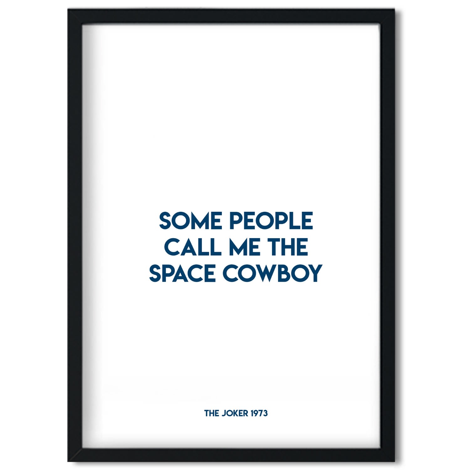 Blue Space Cowboy Steve Miller Band The Joker Inspired Retro Giclée Art Print A2 Fanclub