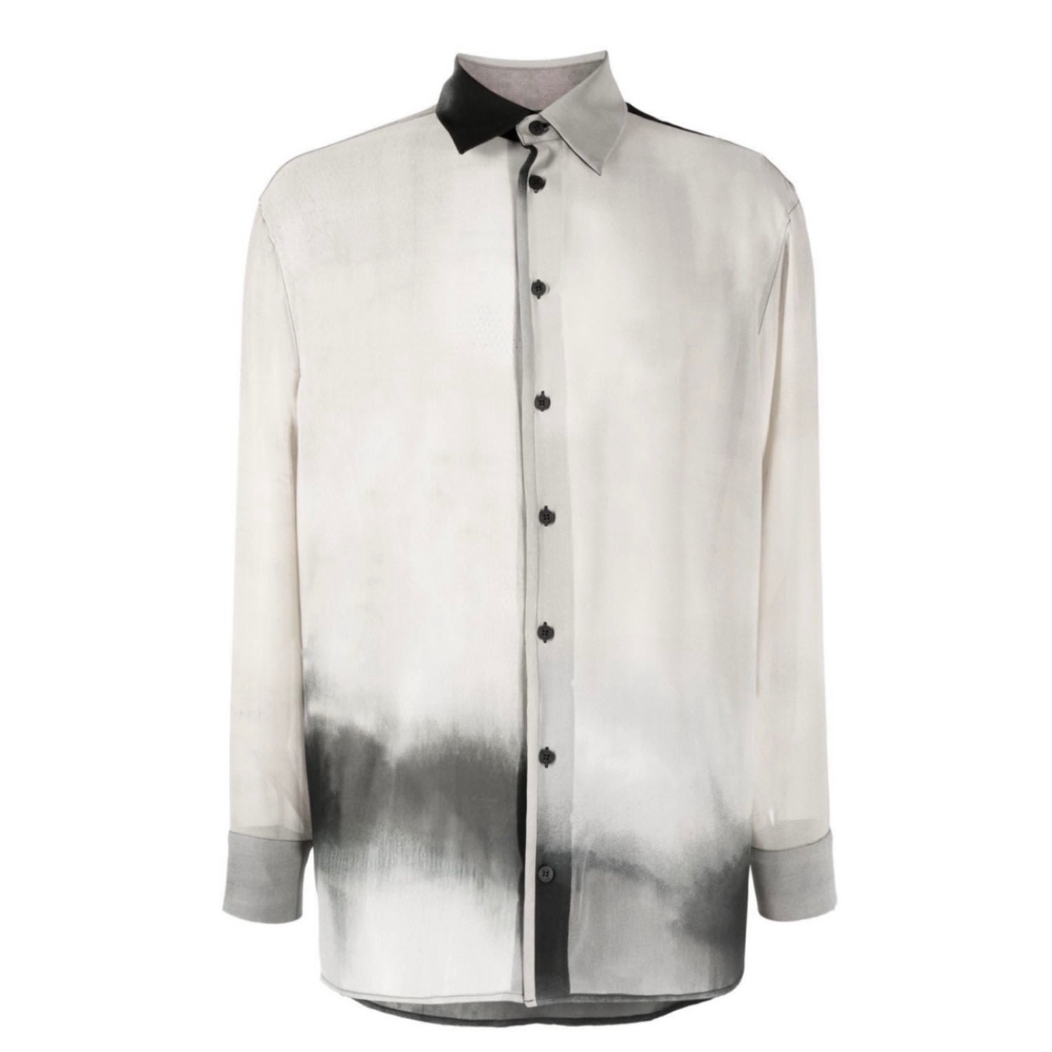 Men’s Waves Pattern Shirt Small Tessitura