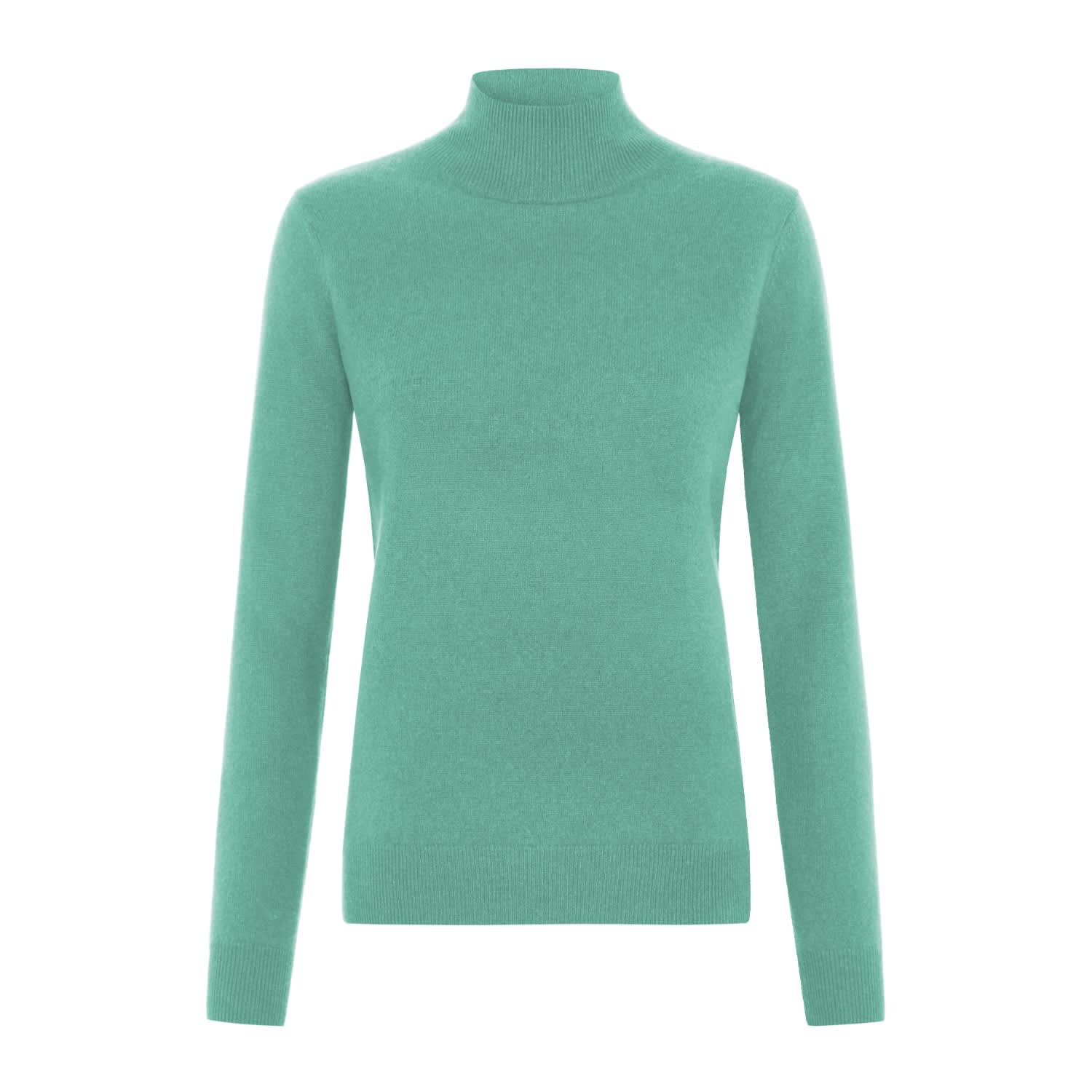 turquoise cashmere jumper