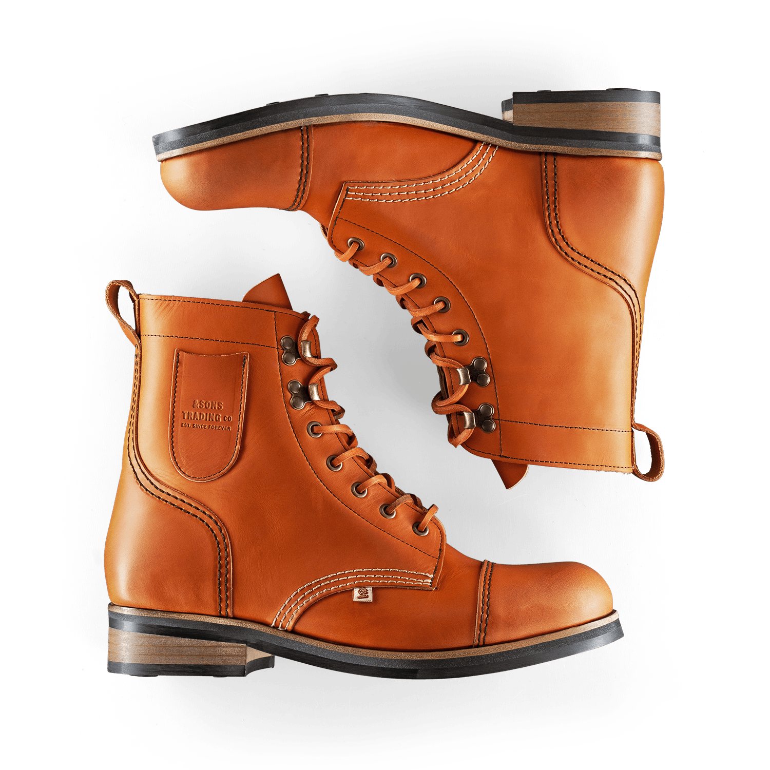 &sons Trading Co Men's &sons The Drover Boot Tan In Brown
