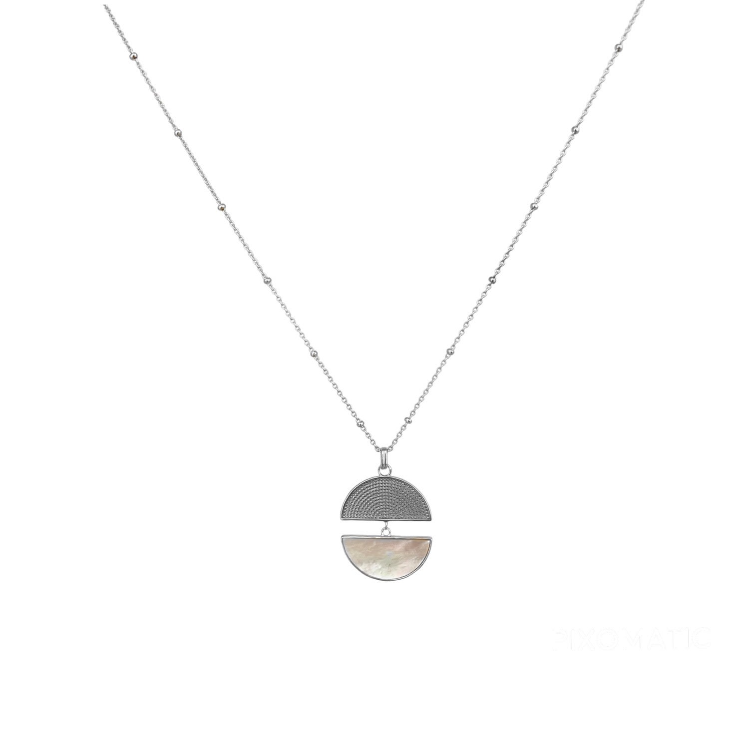 Women’s Luna Aelia Silver Necklace Cvlcha