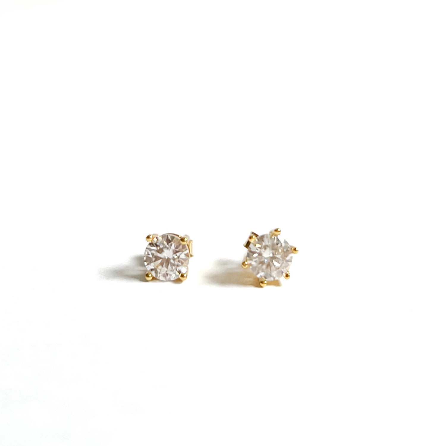 House Of Elliott Women's Gold Moissanite Classic Earrings In Gold