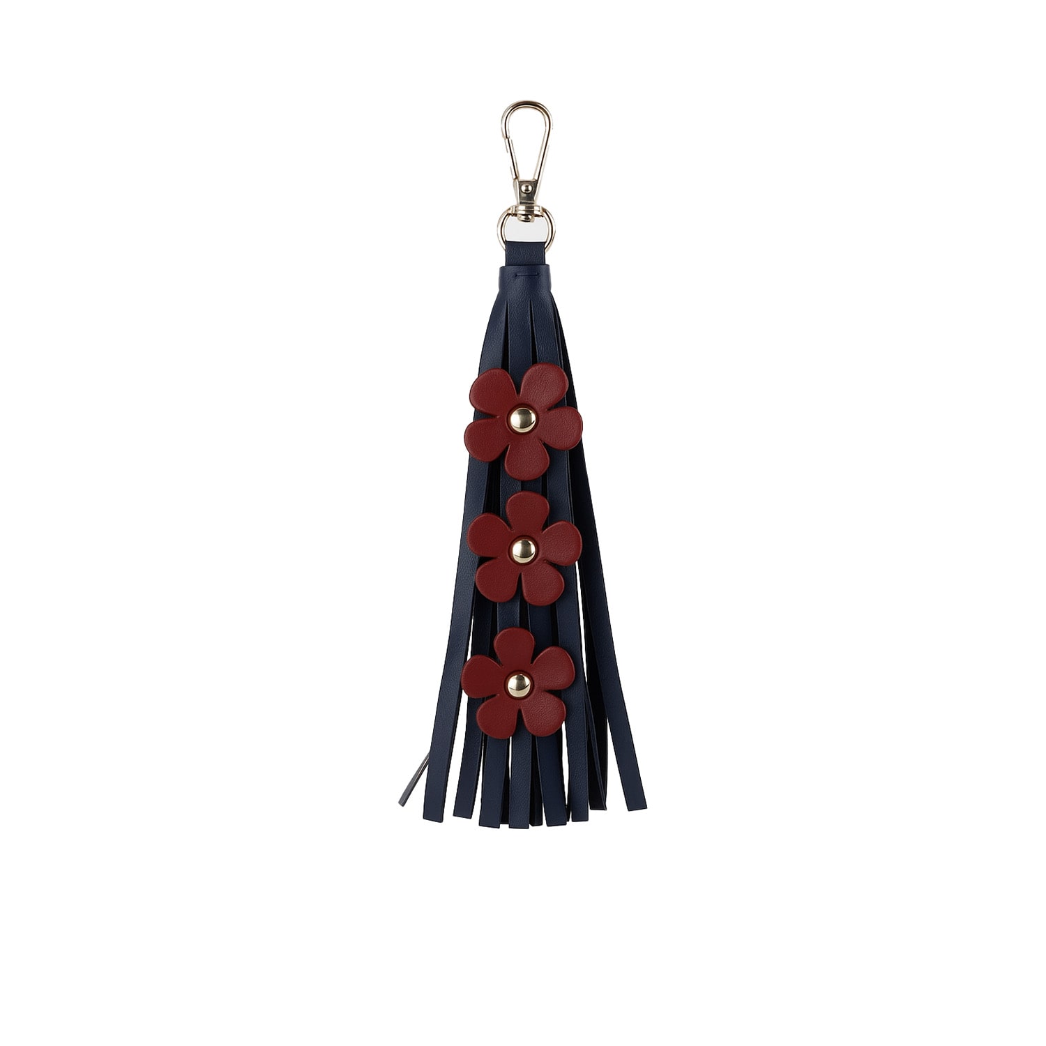 F3rog By Rana Women's Blue / Red Blue & Red Triple Flower Keychain In Multi