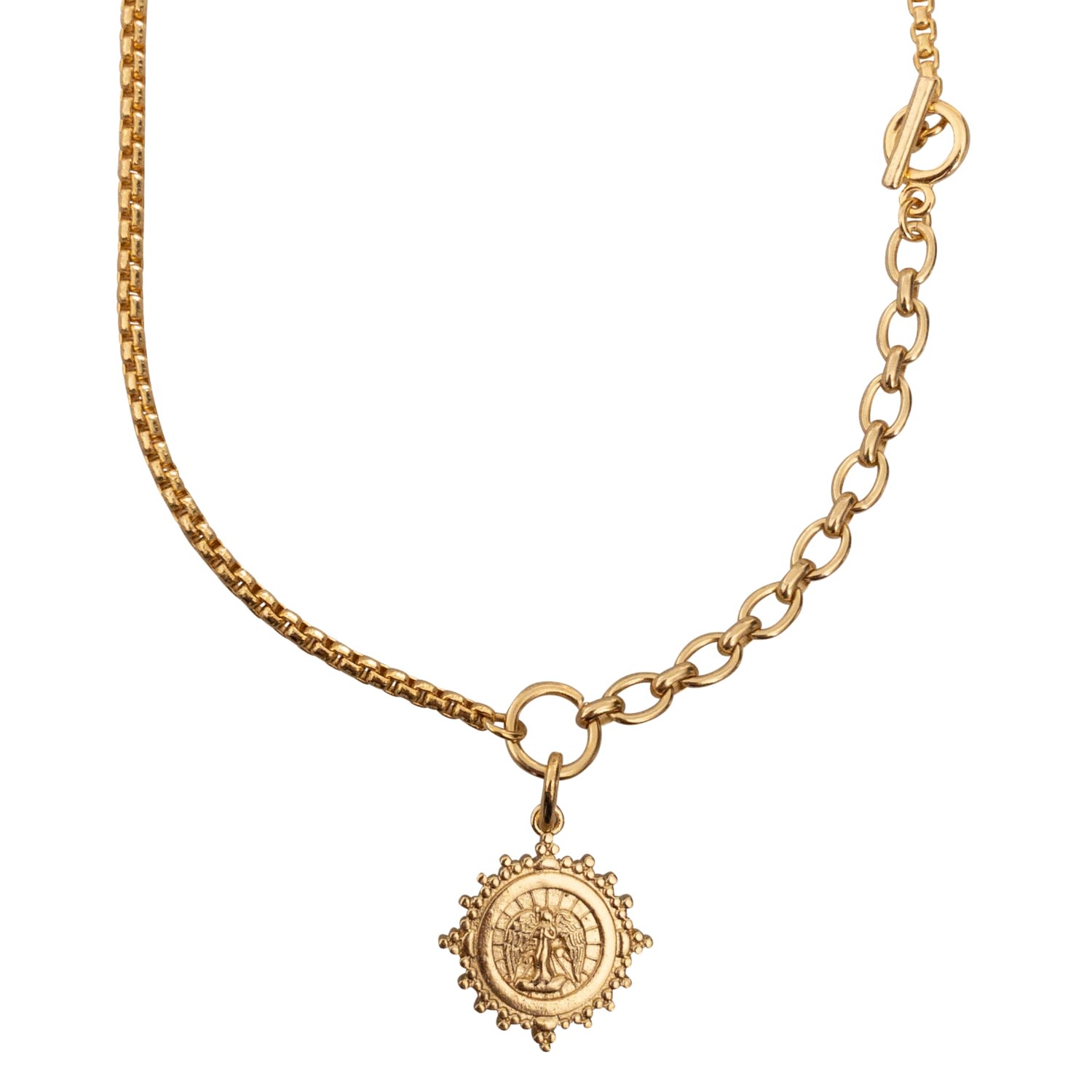 In Cauda Venenum Women's Gold Celeste Necklace In Gold