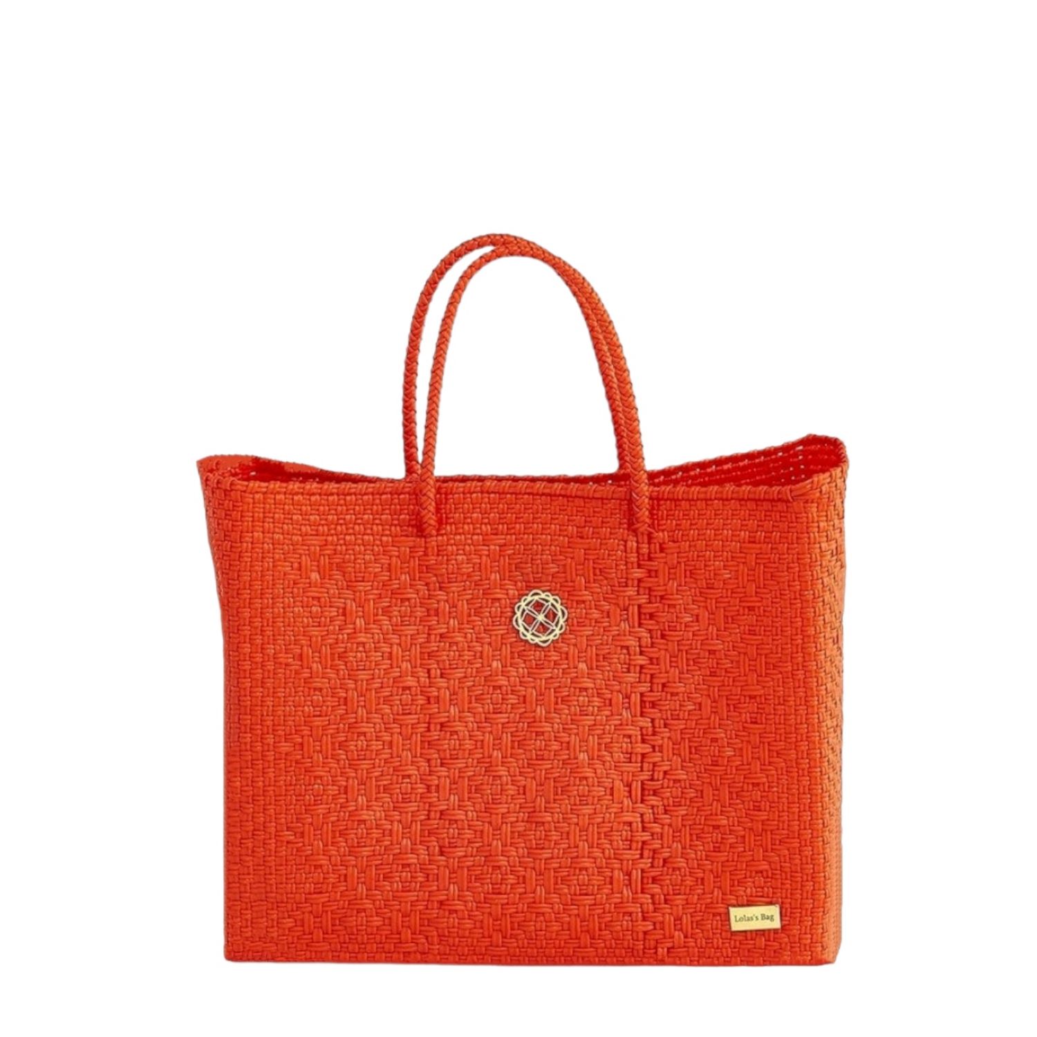 Women’s Yellow / Orange Small Orange Tote Bag Lolas Bag