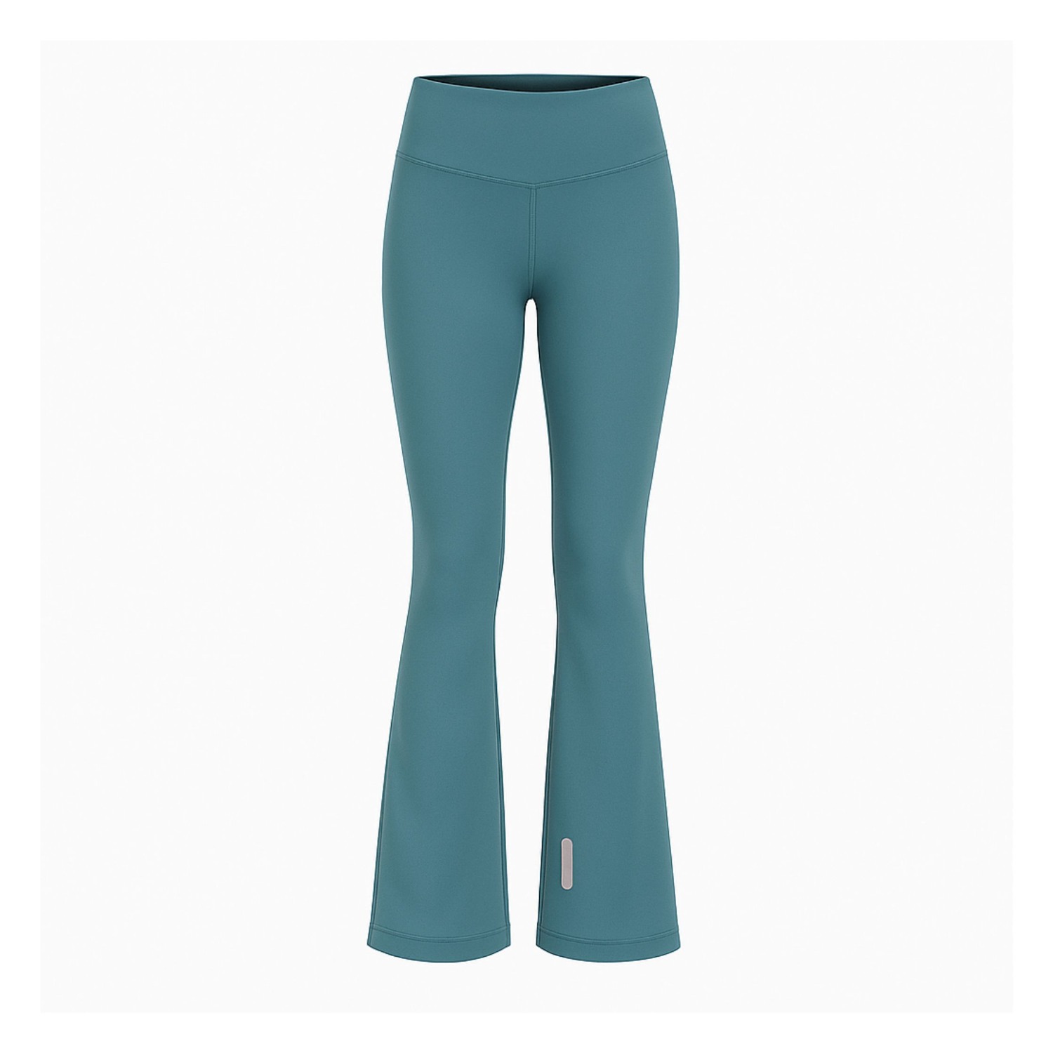 Yorstruly Women's Green Twist Flare Pants - Lagoon / Long In Blue