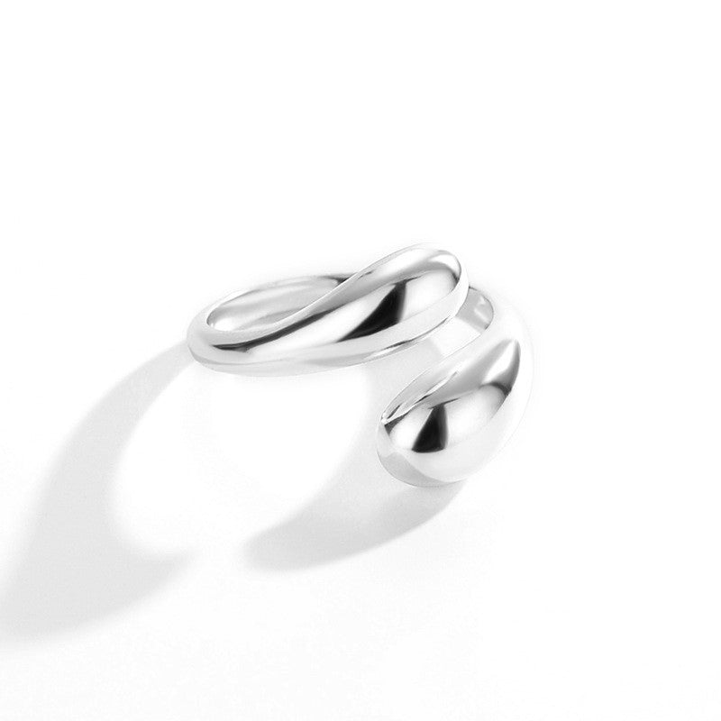 Women’s Open Sculptural Ring In Silver Gold Trip