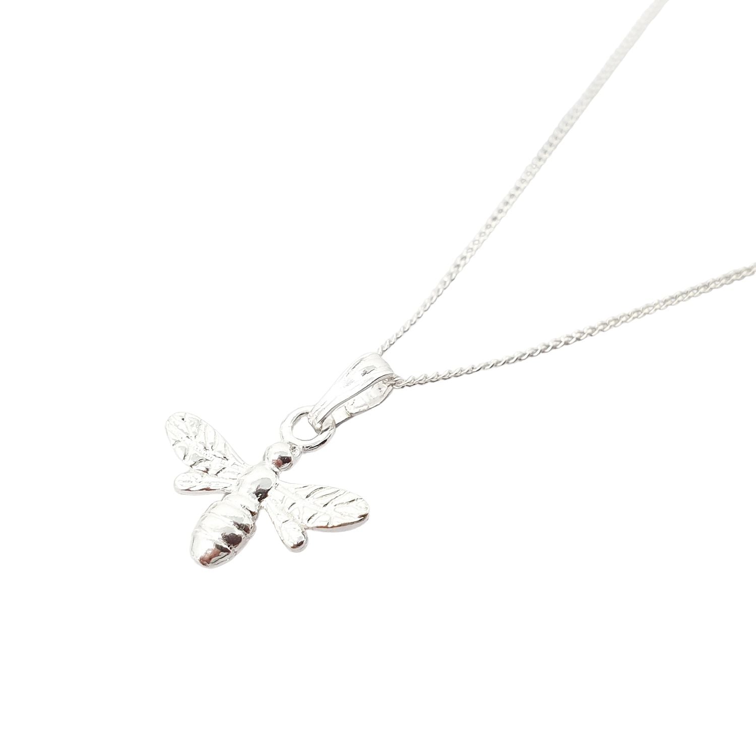 Women’s Dainty Minimalist Butterfly Pendant Silver Necklace Harfi
