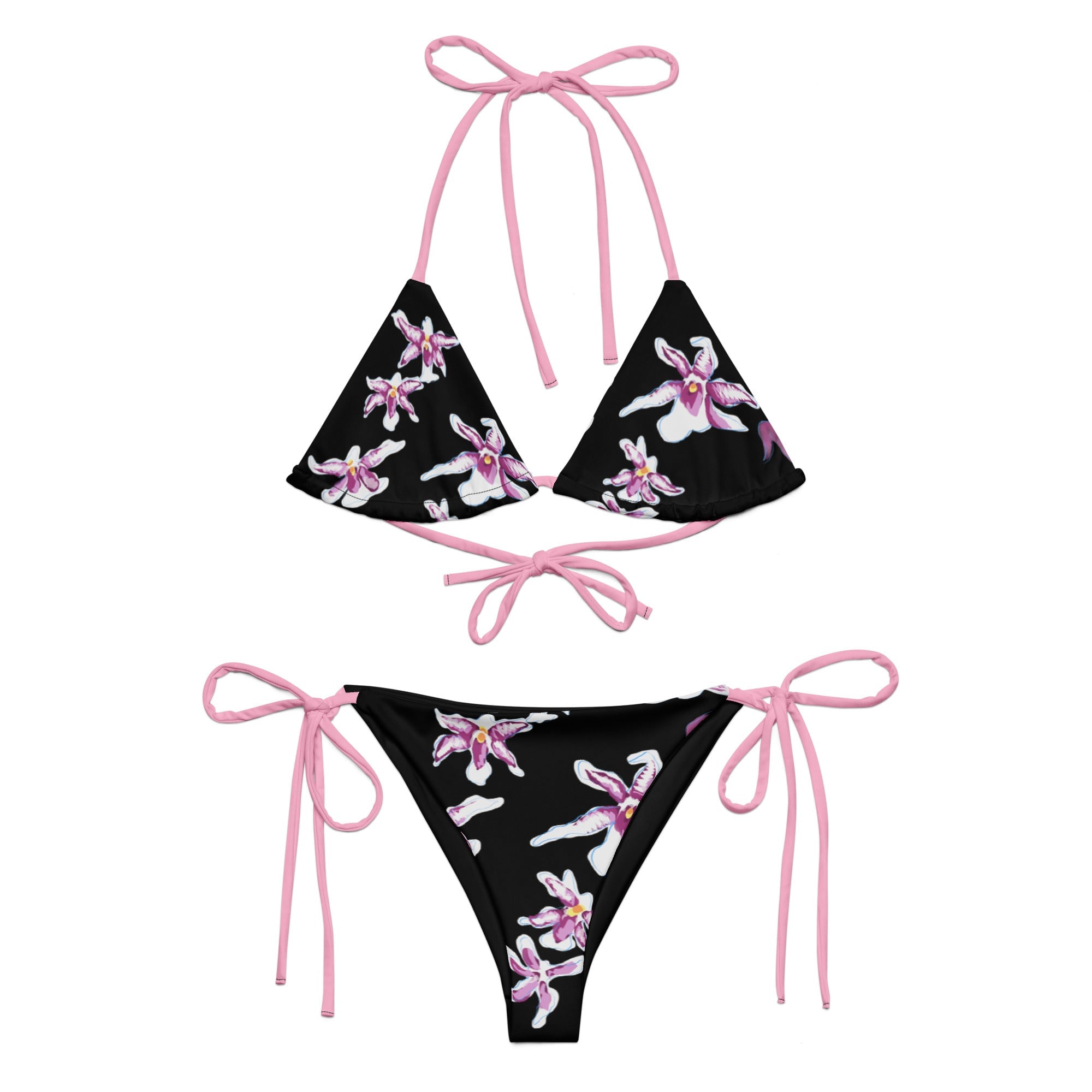 Formula S7 Women's Pink / Purple Moonlit Orchid Kiss Recycled String Bikini