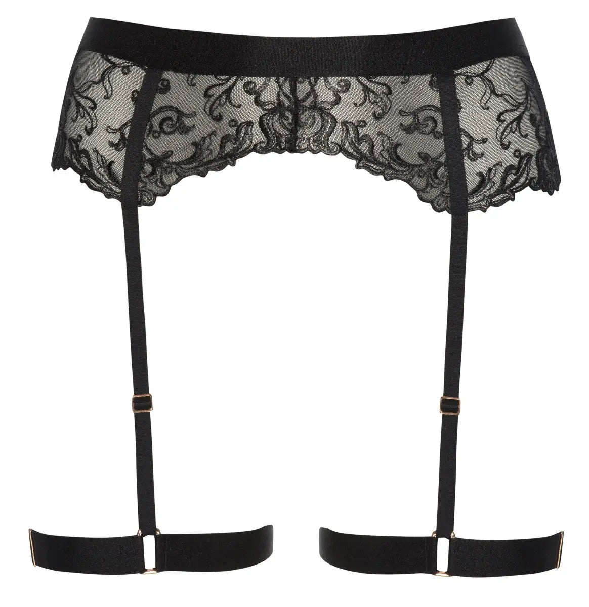 Bracli Women's Black Vienna Harness Garter In Black