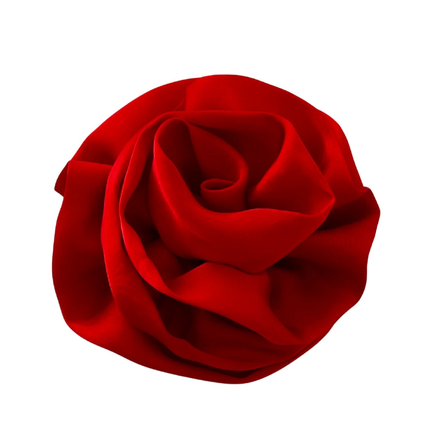 Sylki Women's Flower Hair Clip - Red In Red