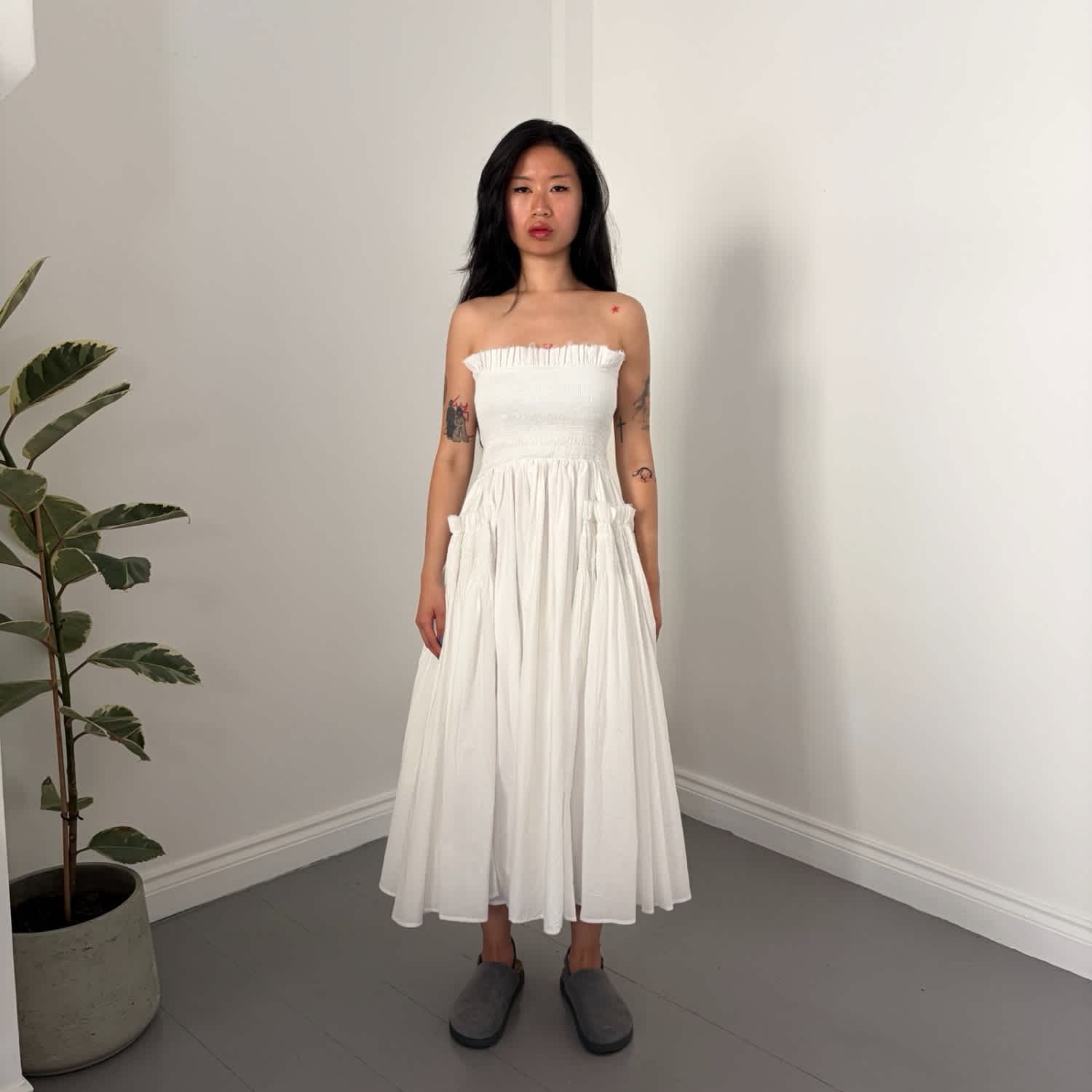 cotton on strapless dress Organic Cotton Modal Strapless Dress