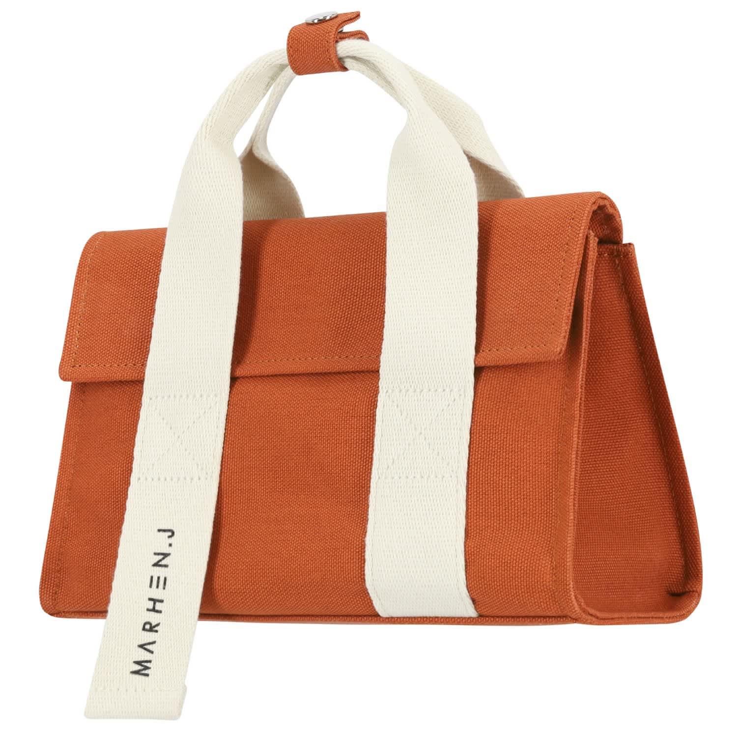 Canvas Shoulder Bag Roy Nano Brick Orange MARHEN.J Wolf