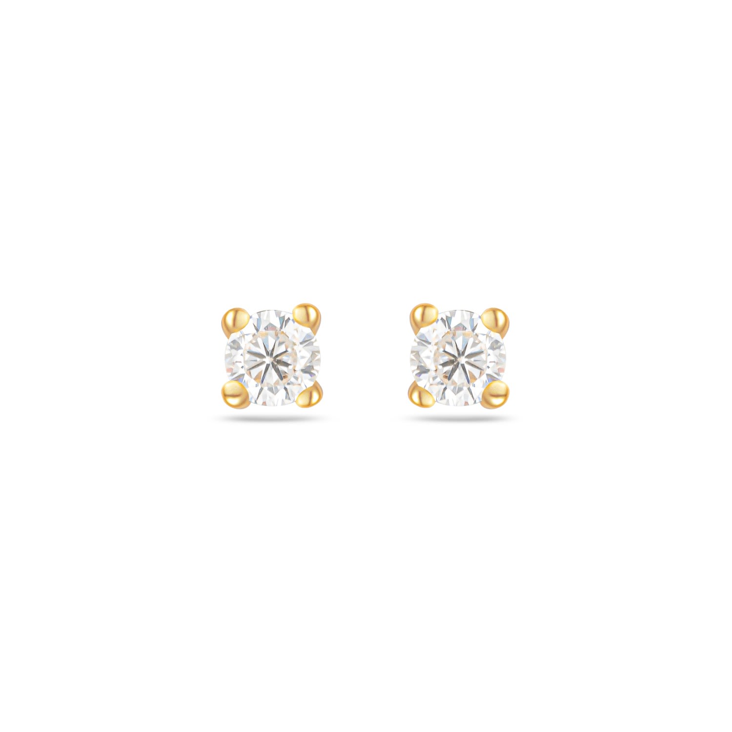 Arctic Fox & Co. Women's Gaia Gold Topaz Vermeil Stud Earrings