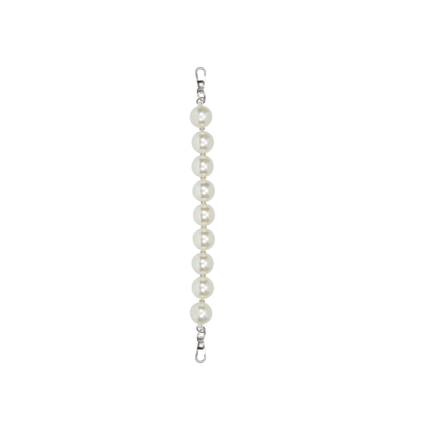 D’lueur Atelier Women's White Demi Lune Pearl Handle Silver In White