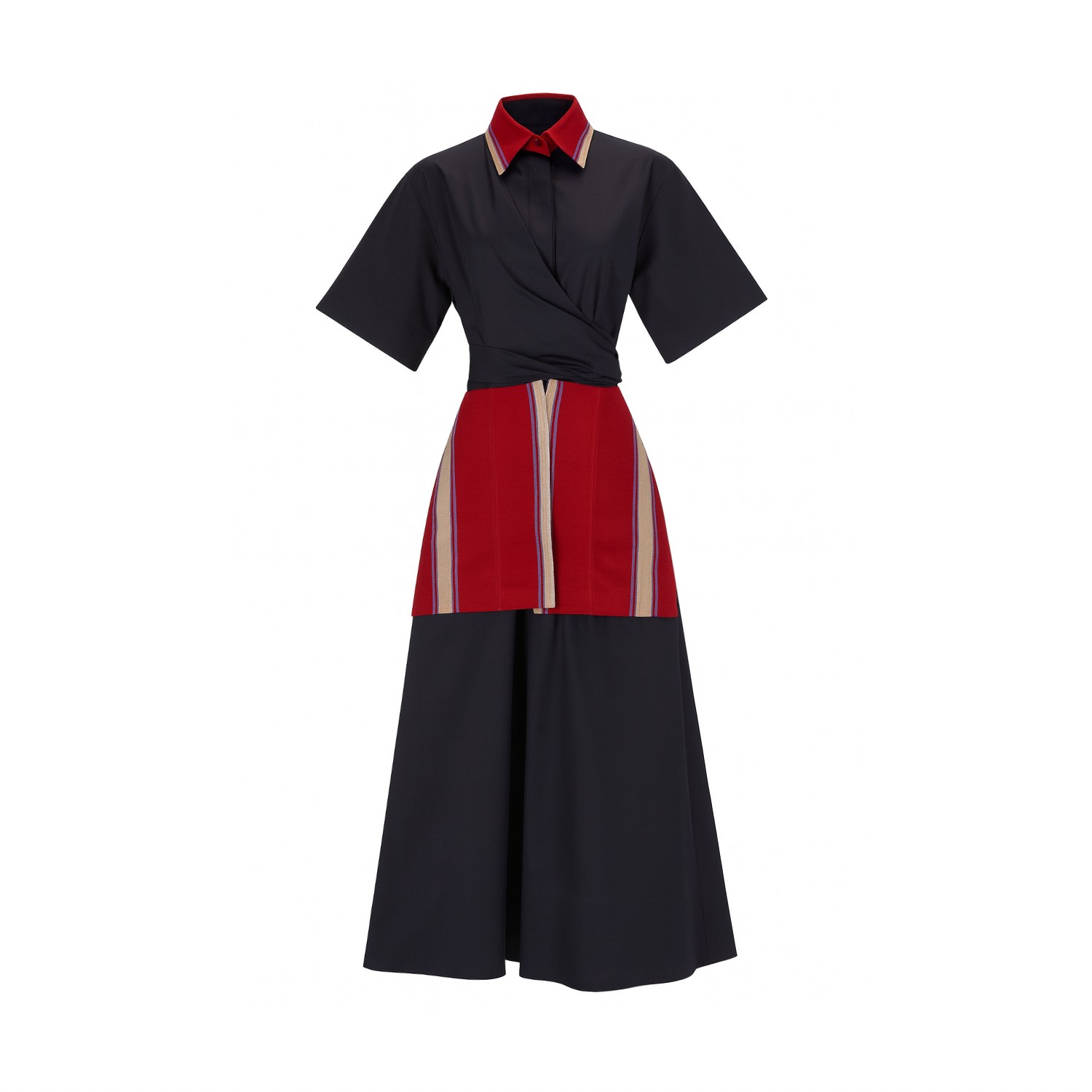 Xclamations Uk Women's Black Oriki Midi Dress In Black