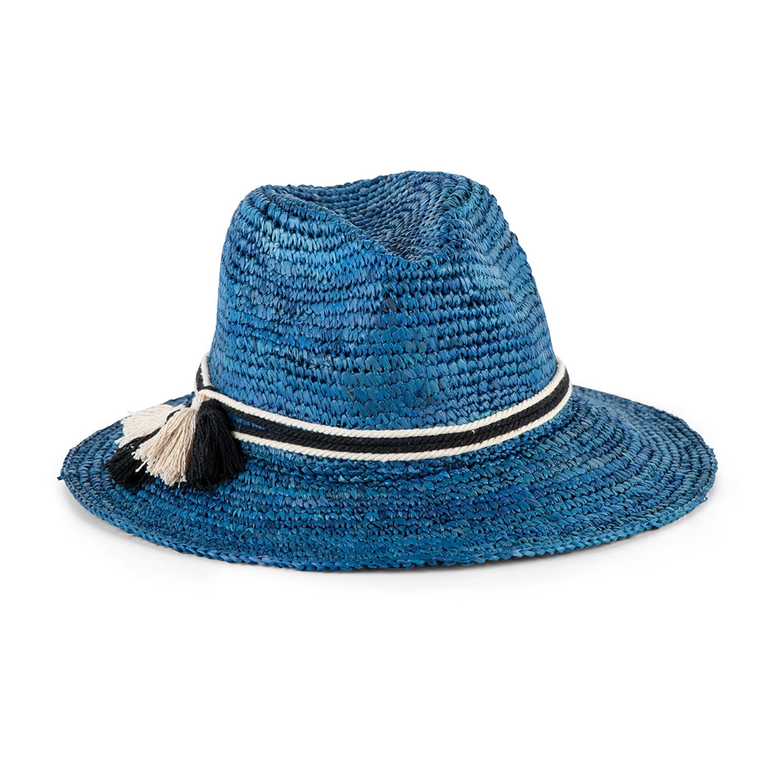 Women’s Blue Boho Chic Fedora Medium Justine Hats