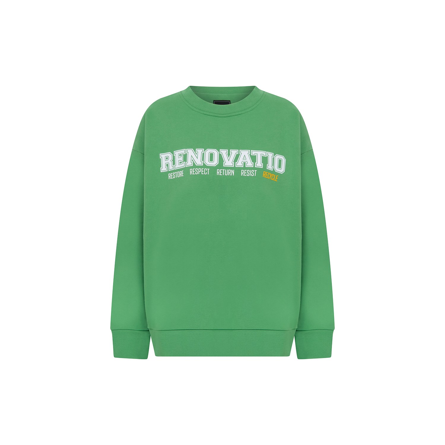 Women’s Green Renovatio Sweatshirt One Size Guaj London