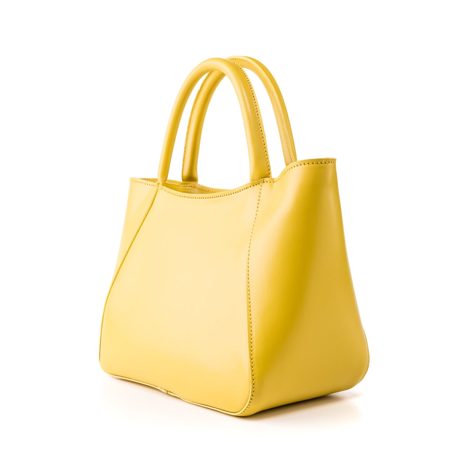 Women’s Yellow / Orange Leather Tote Yellow Soho Collection The Dust Company