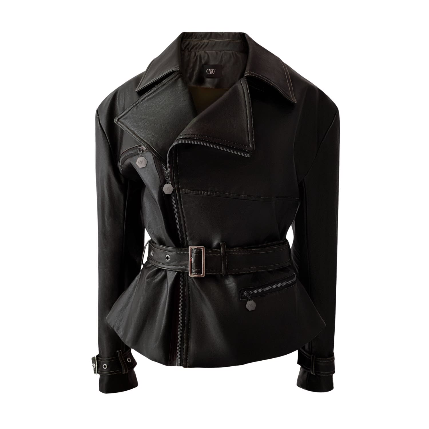 Ow Collection Daphne Jacket In Black