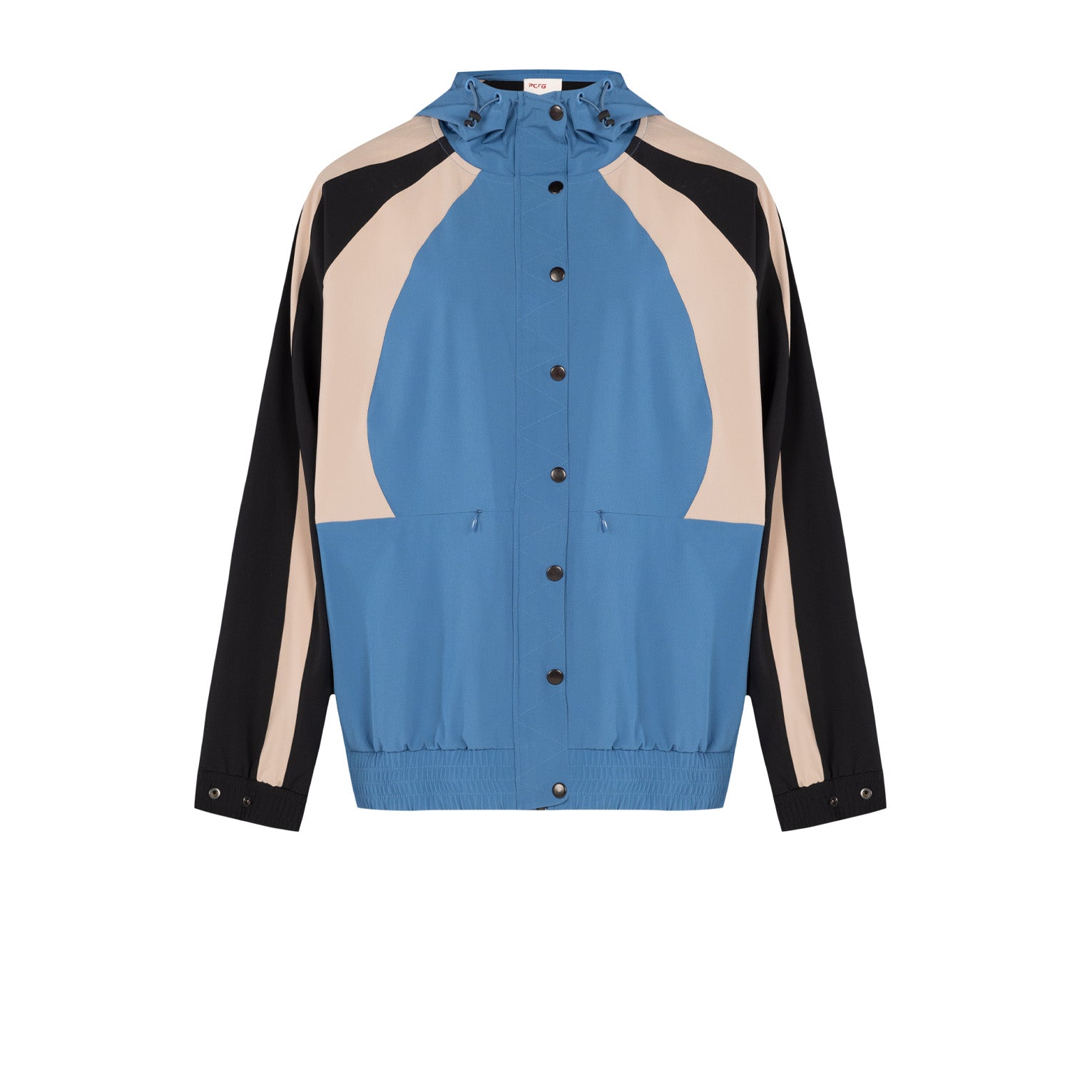 Pcfg Men's Blue / White Free Heaven Panelled Active Jacket In Blue/white