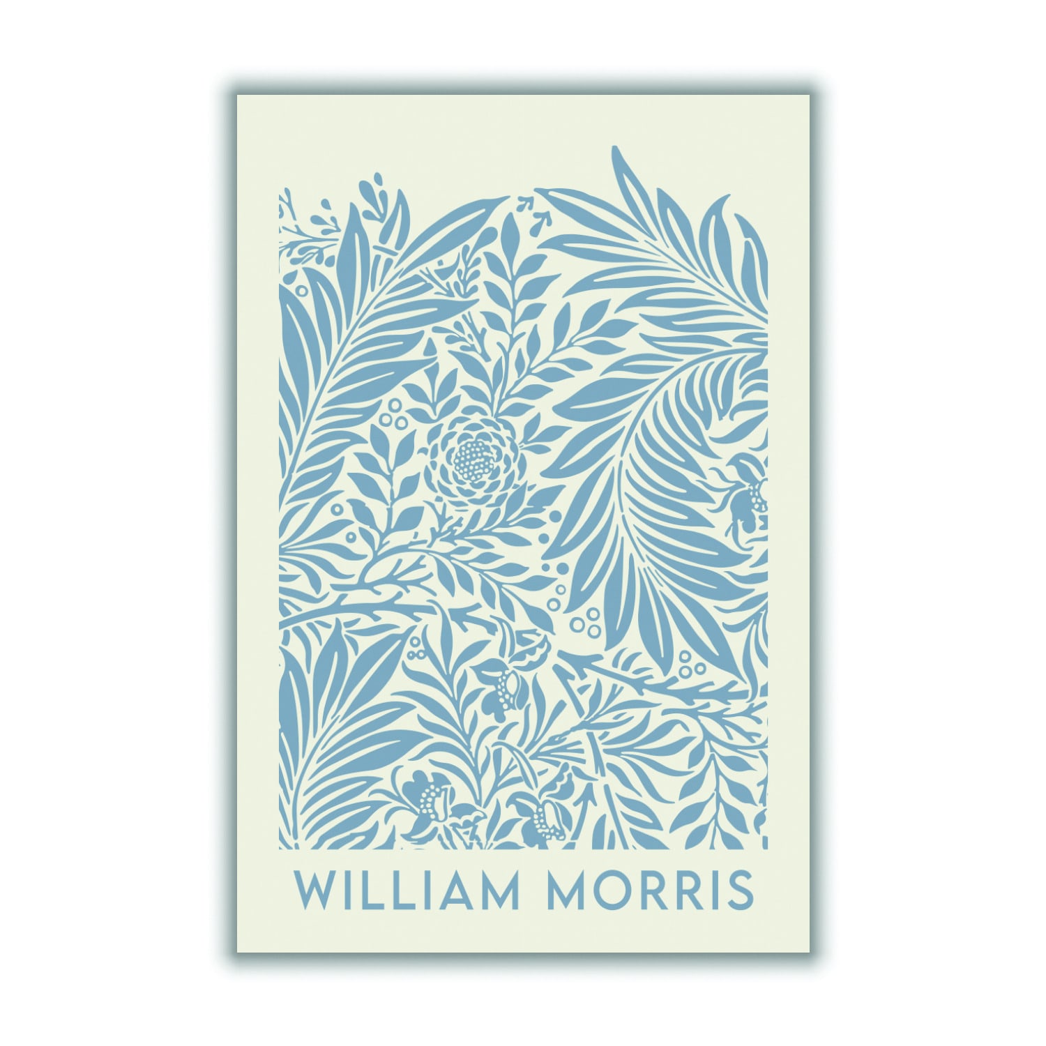 William Morris- Blue Wild Flowers A2 420 X 594Mm Stanley Print House