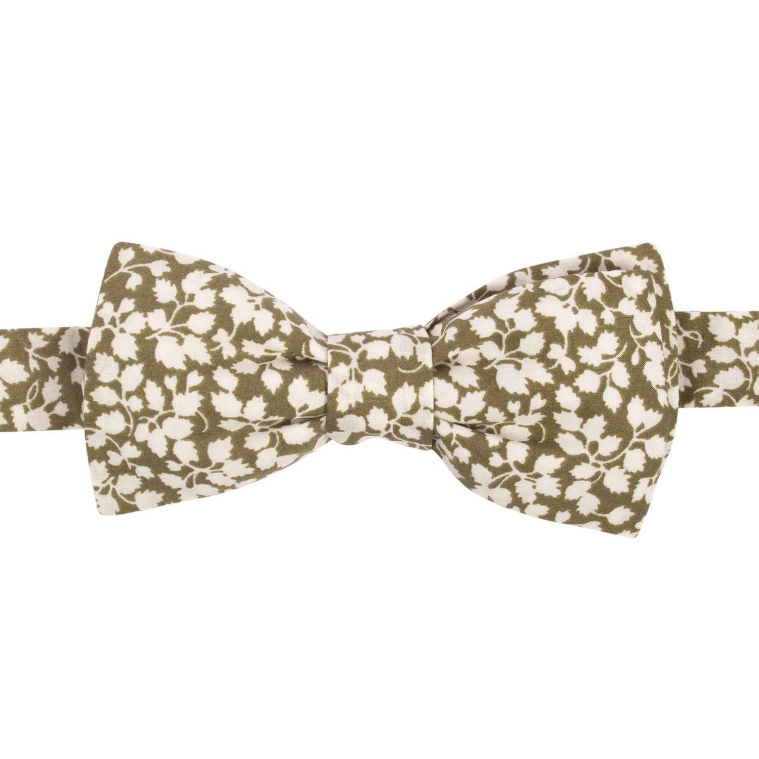 Men’s Green Khaki Liberty Glenjade Bow Tie Le Colonel