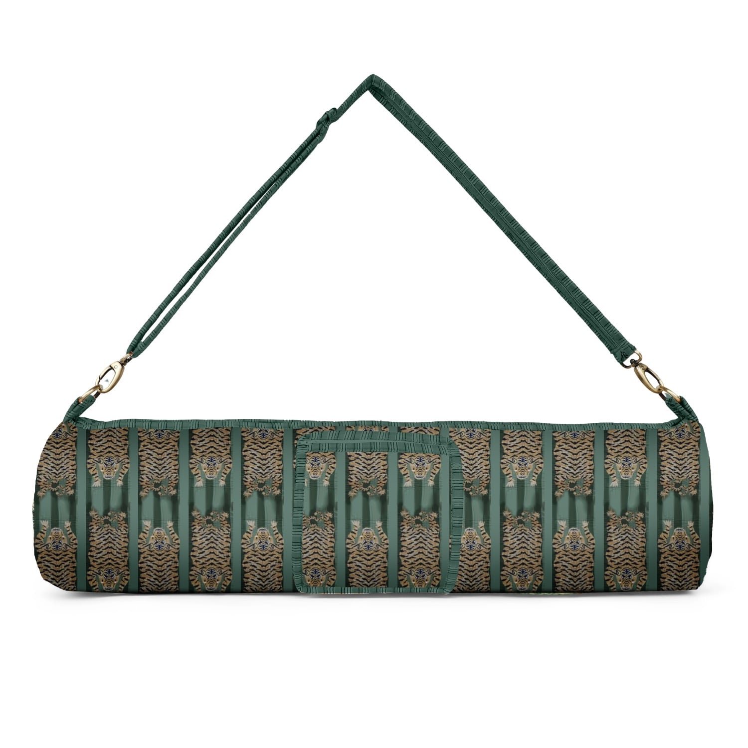 Conscious Yoga Collective Women's The Ultimate Tibetan Tiger Yoga Bag In Green In Green