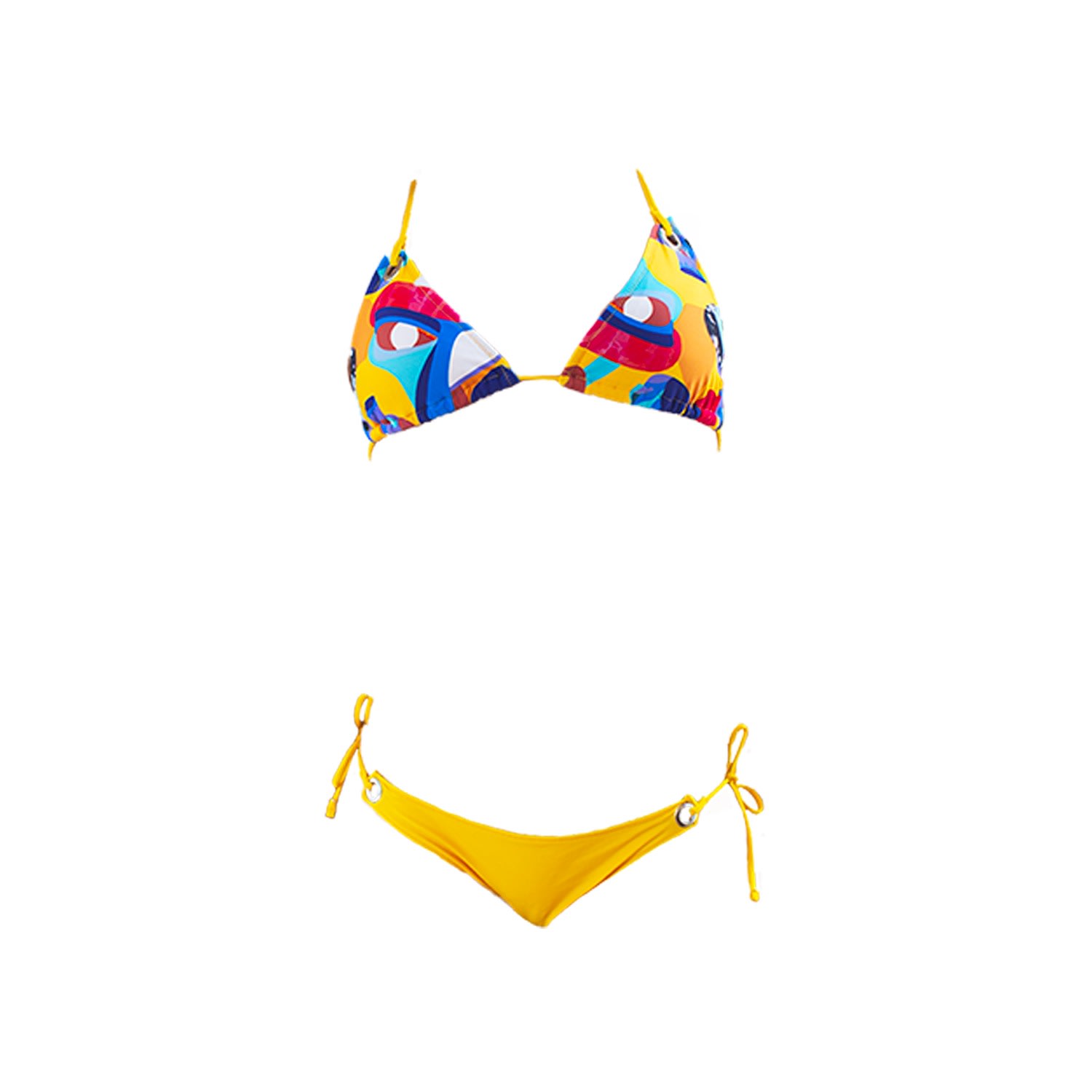 Women’s Aulala X Risbo Artistic Bikini Set - Supernatural Small Aulala Paris