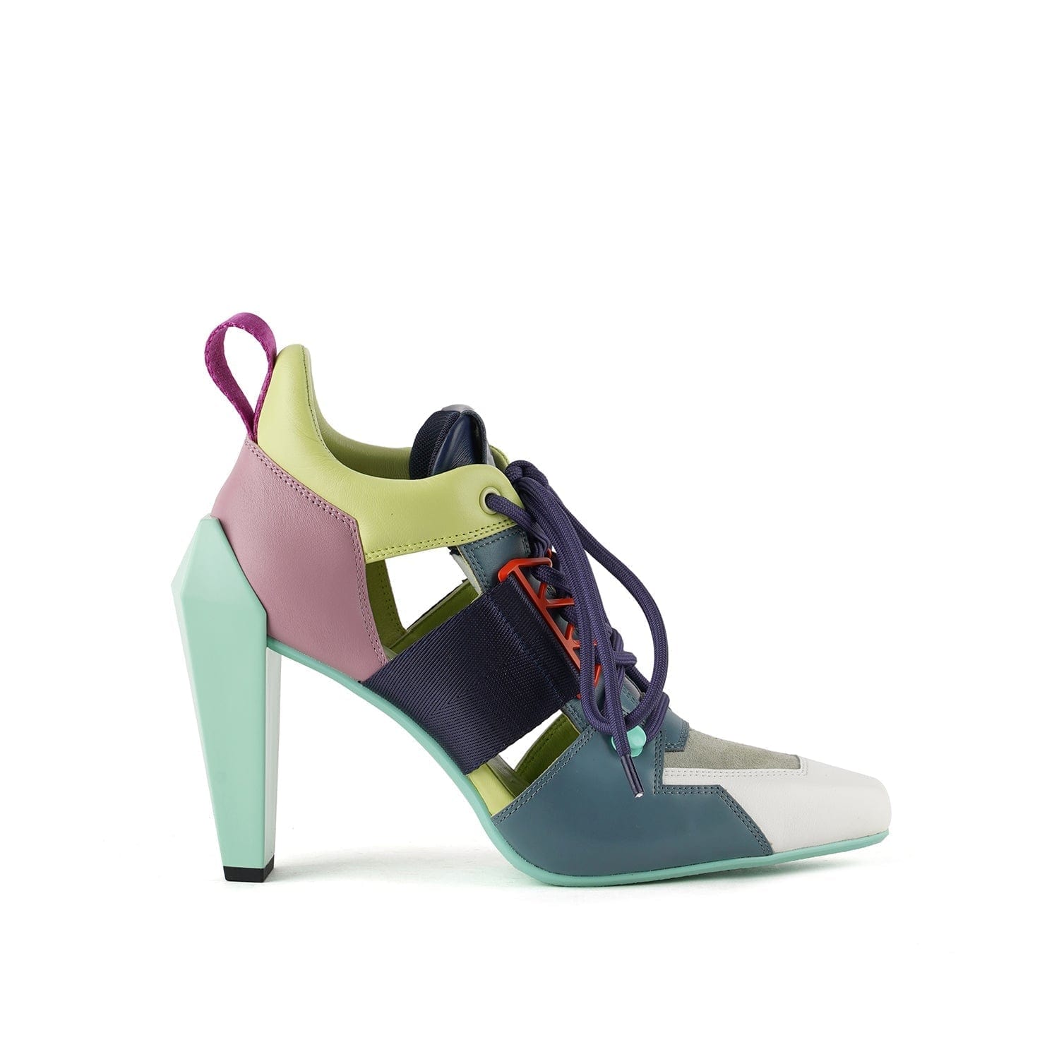 United Nude Gem Sporty Hi In Green/blue