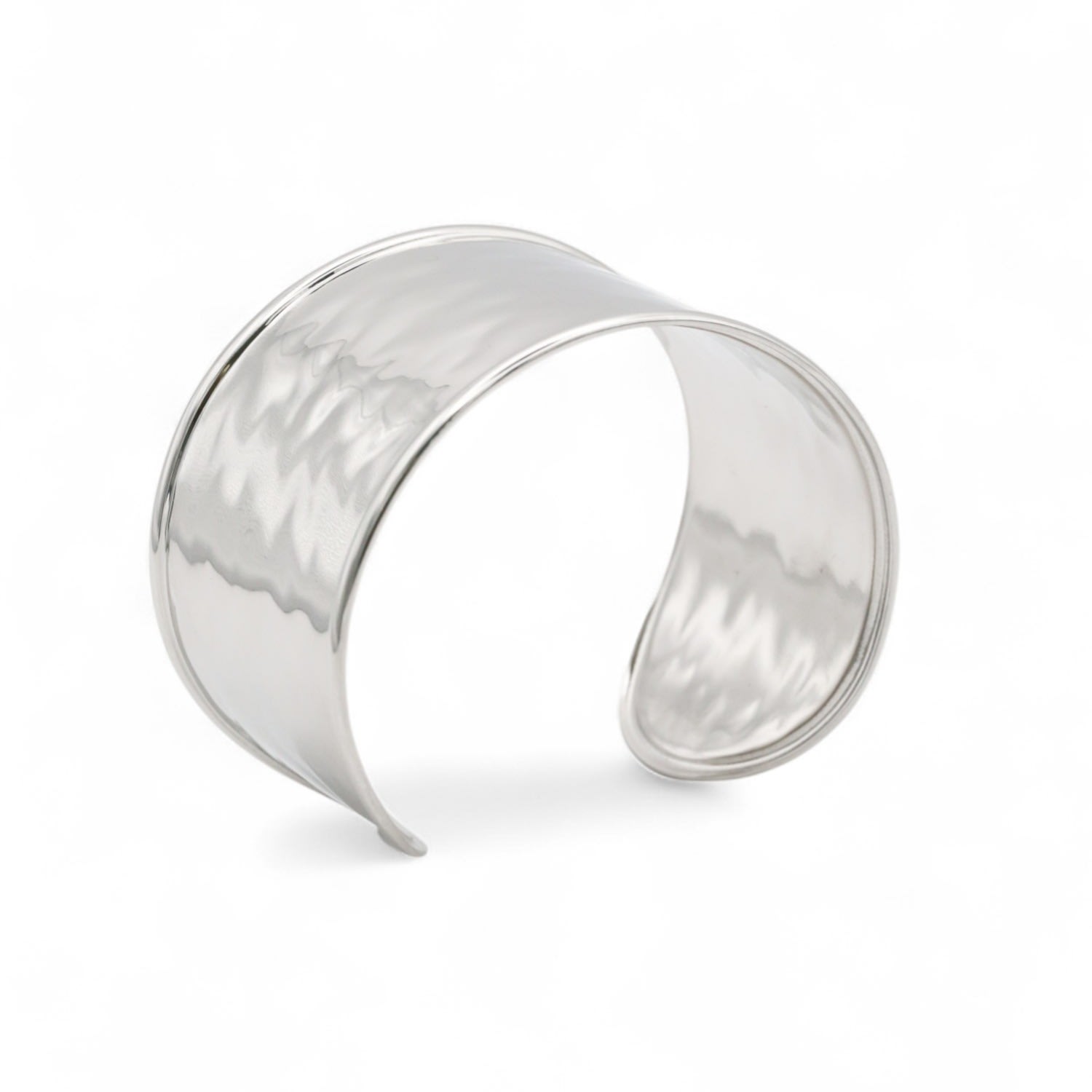 Miss Cecilia Women's Silver Muse Chunky Bangle