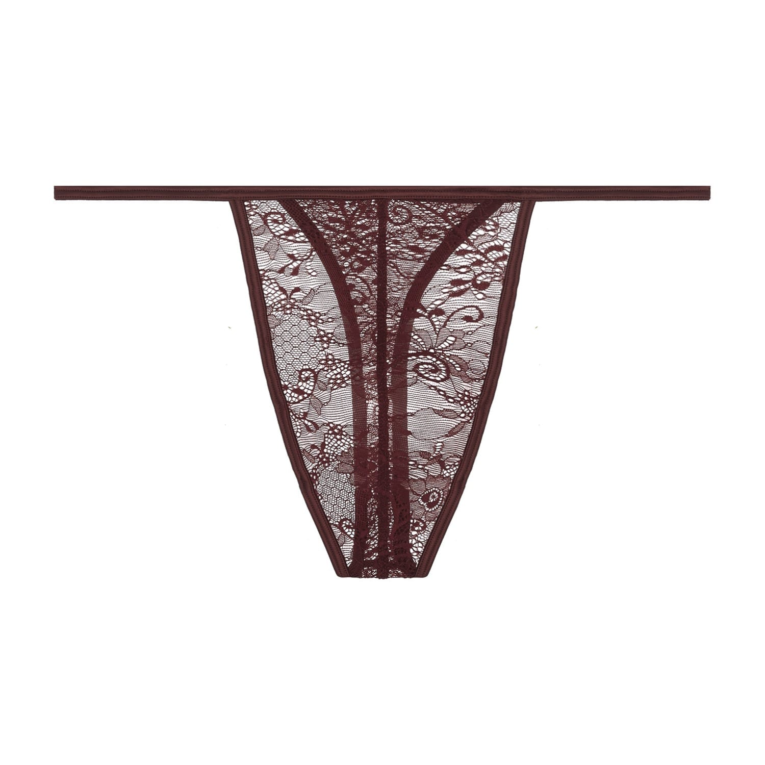 JOURNELLE BROWN SAPNA MENS THONG CHOCOLAT