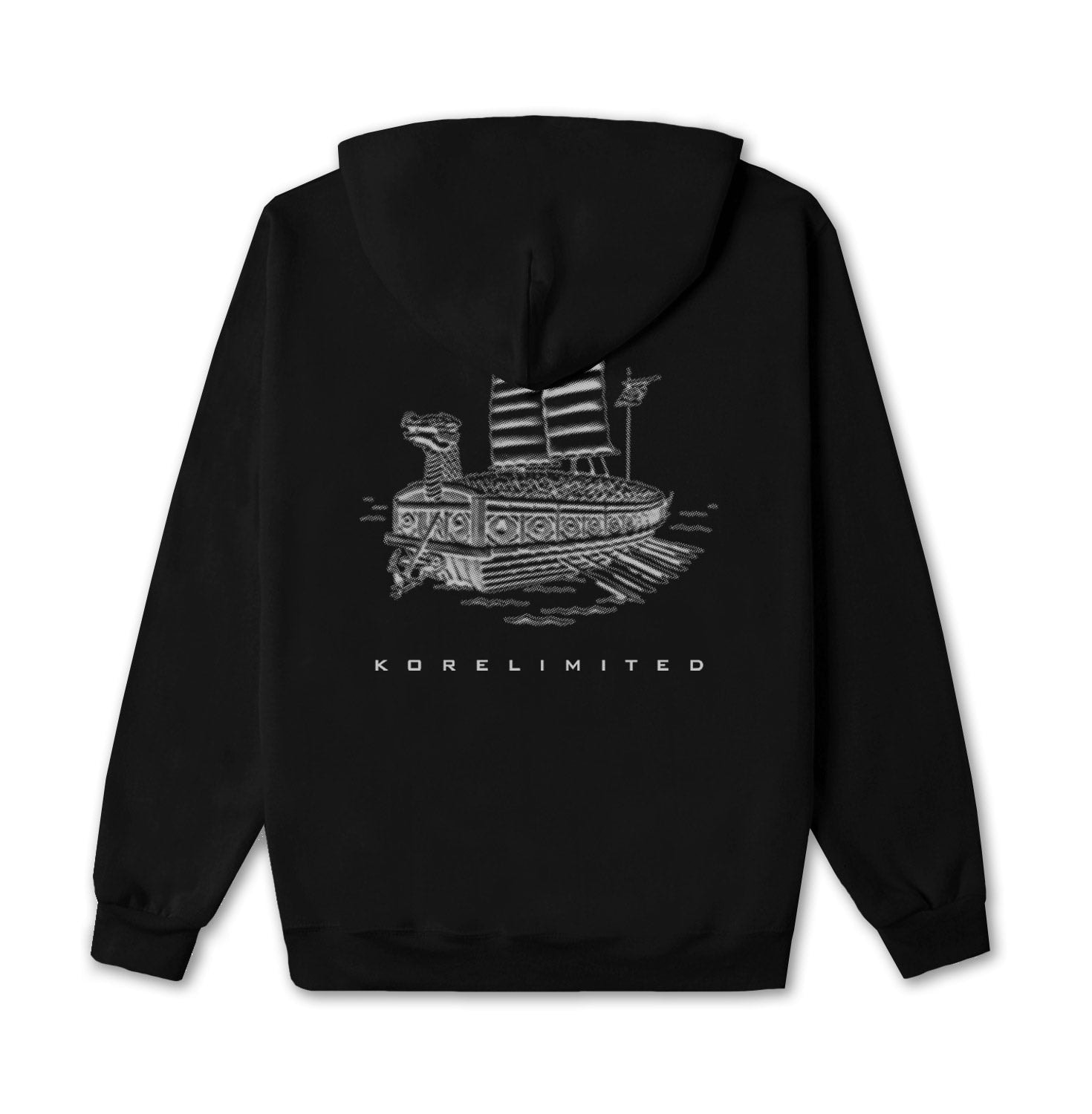Korelimited Turtle Ship Geobukseon Hoodie In Black In Black