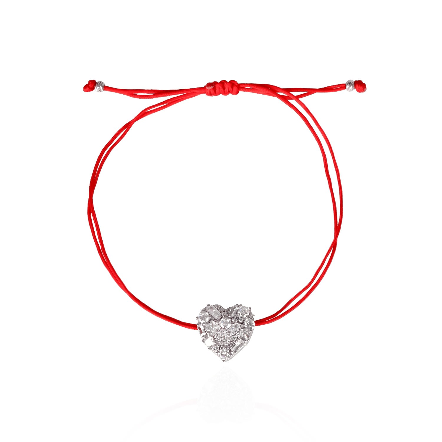 Women’s Silver Heart Lucky Bracelet Ep Designs