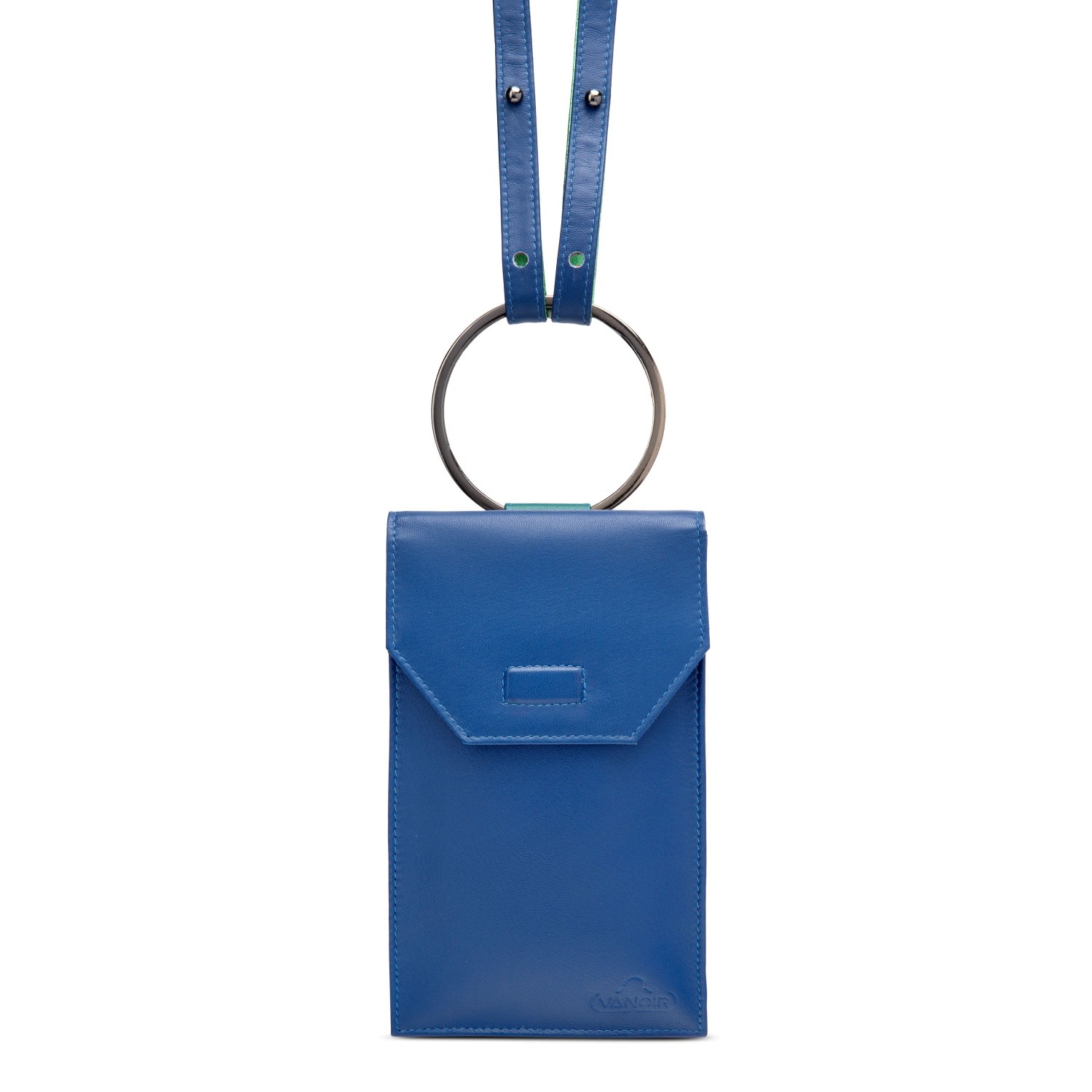 Women’s Blue Phonebag - Cobalt & Aqua - Phoney Vanoir