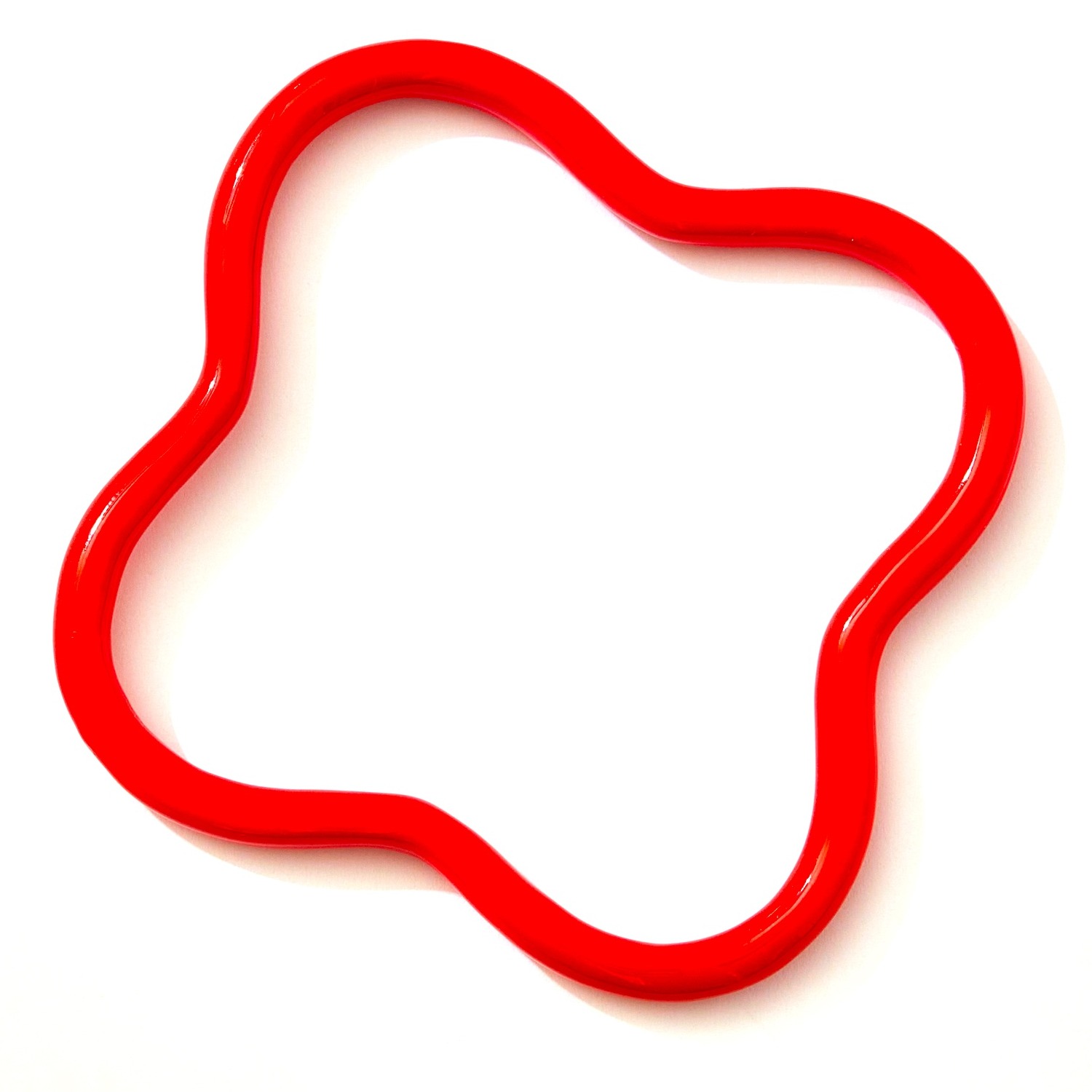 Saint Botolph Women's  Logo Bangle In Rojo Red Enamel In Red